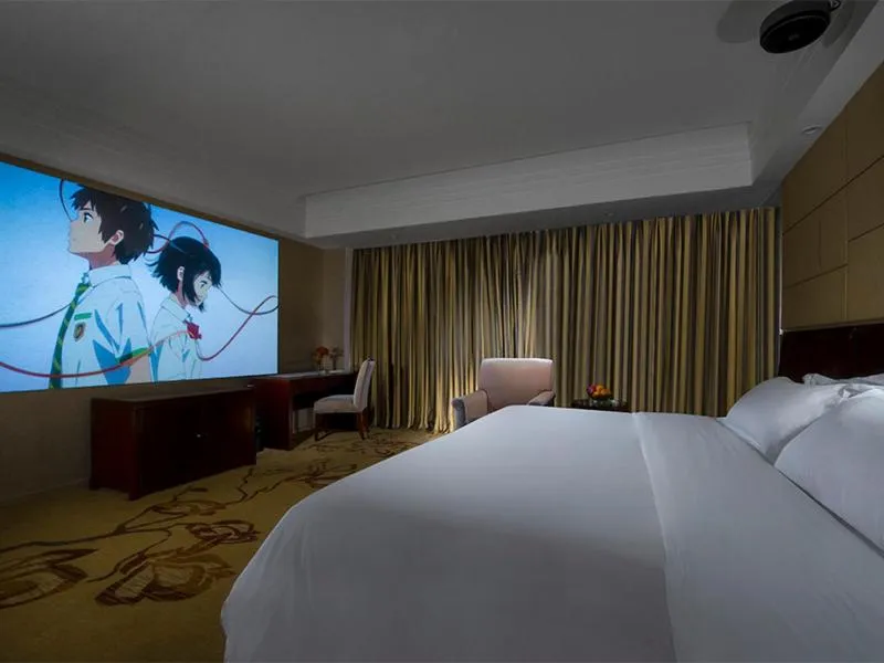 Bed in Vinenna International Hotel Shenzhen shajing