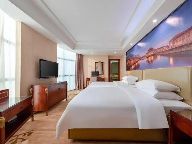 Bed in Vienna Hotel Shenzhen Songgang Shajiang Road Bed in Vienna Hotel Shenzhen Songgang Shajiang Road