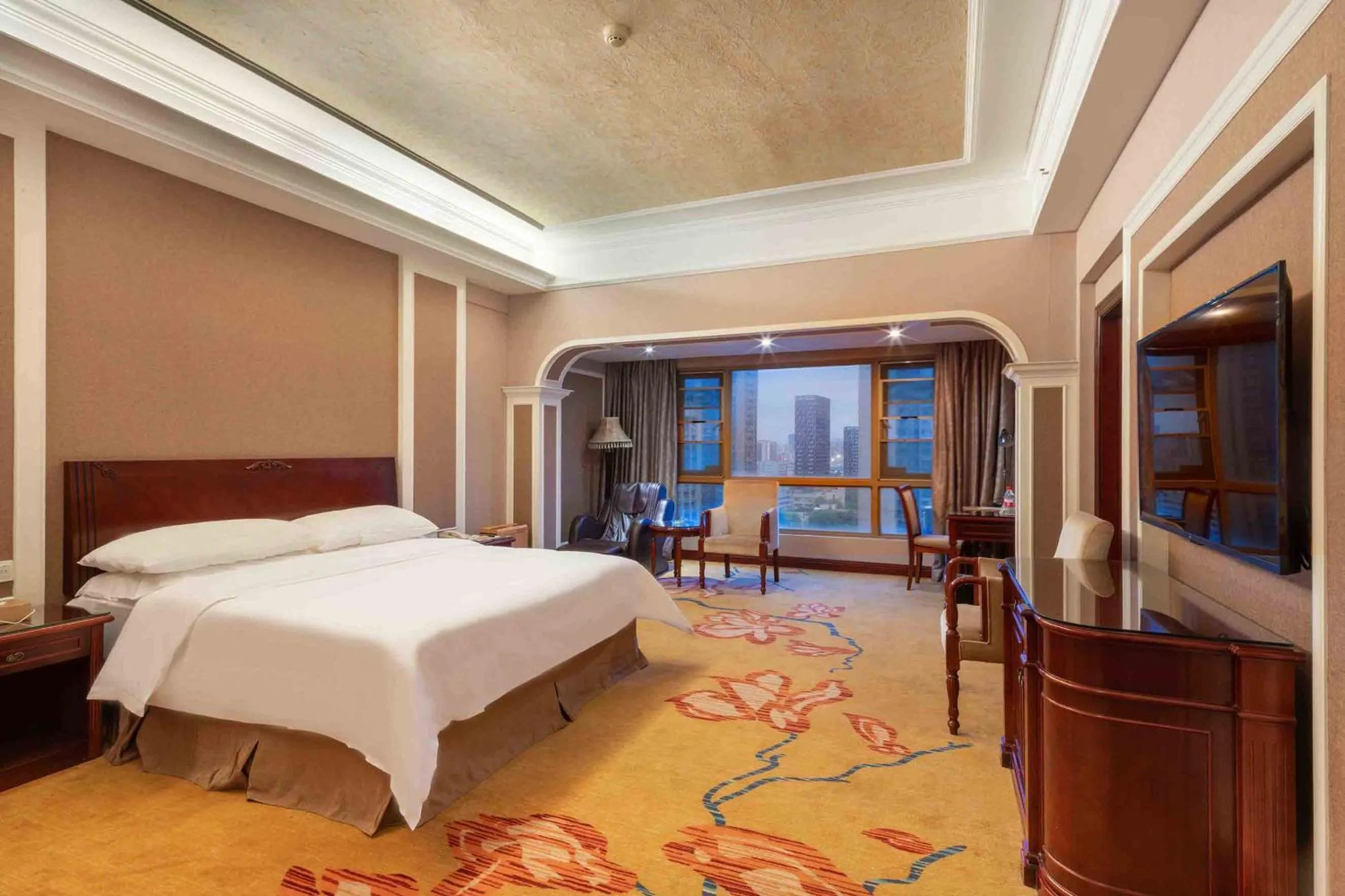 Bed in Vienna Hotel Shenzhen Songgang Liye Road