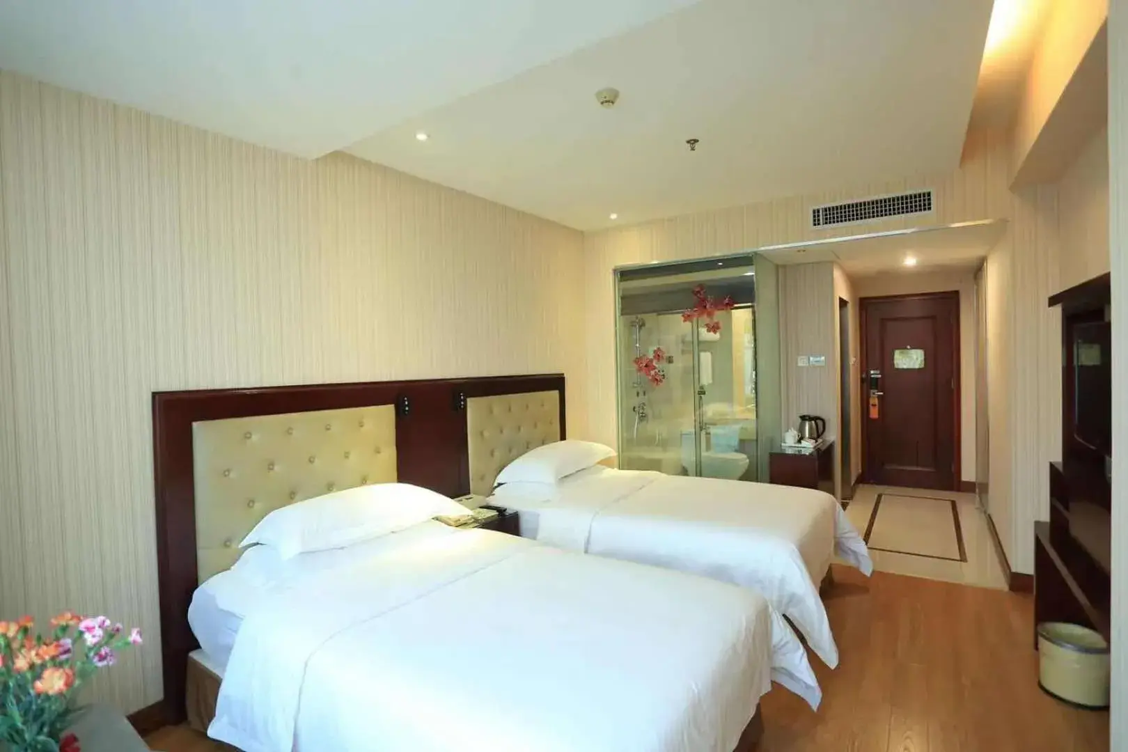 Bed in Vienna Hotel in Pinghu Square Bed in Vienna Hotel in Pinghu Square