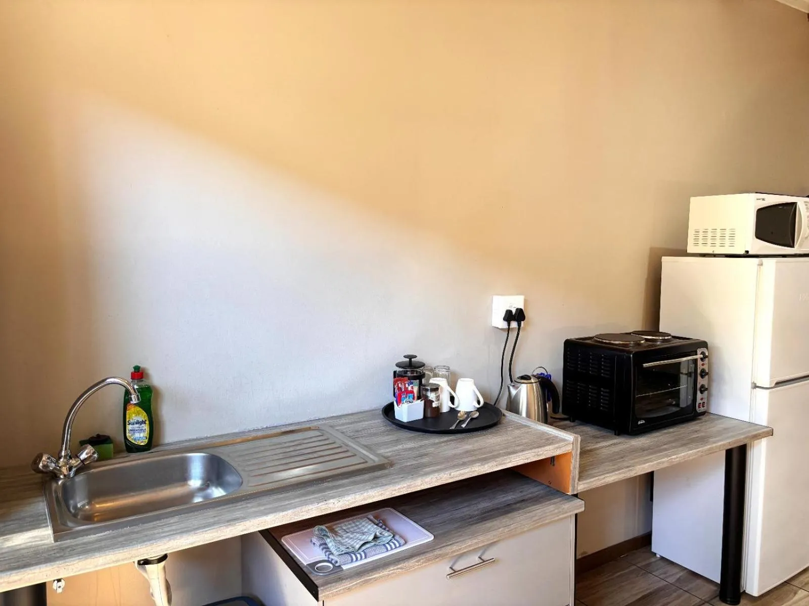 Kitchen or kitchenette in Hendersons Lodge Ltd