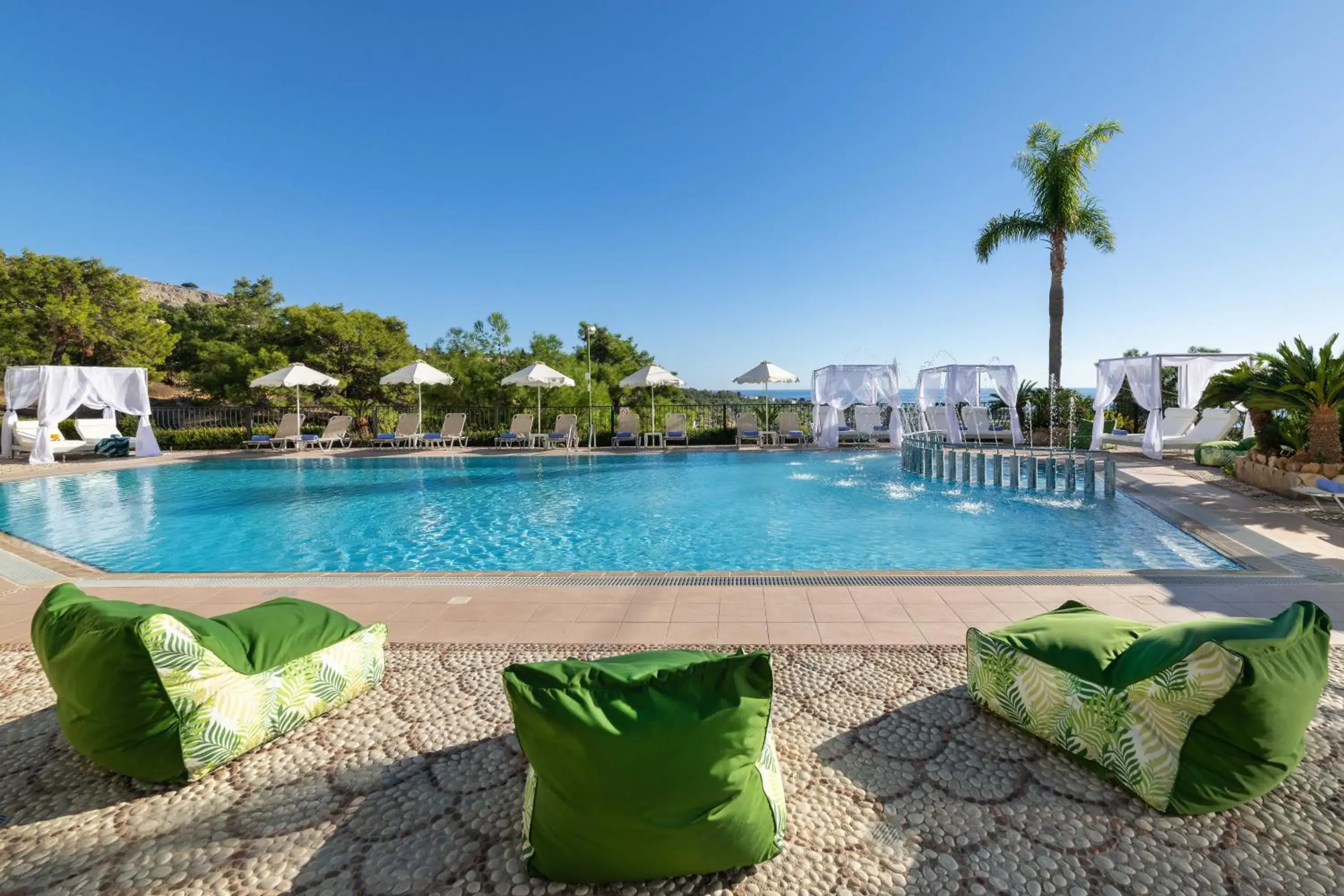 Swimming pool in Pefkos View Suites & Maisonette Swimming pool in Pefkos View Suites & Maisonette