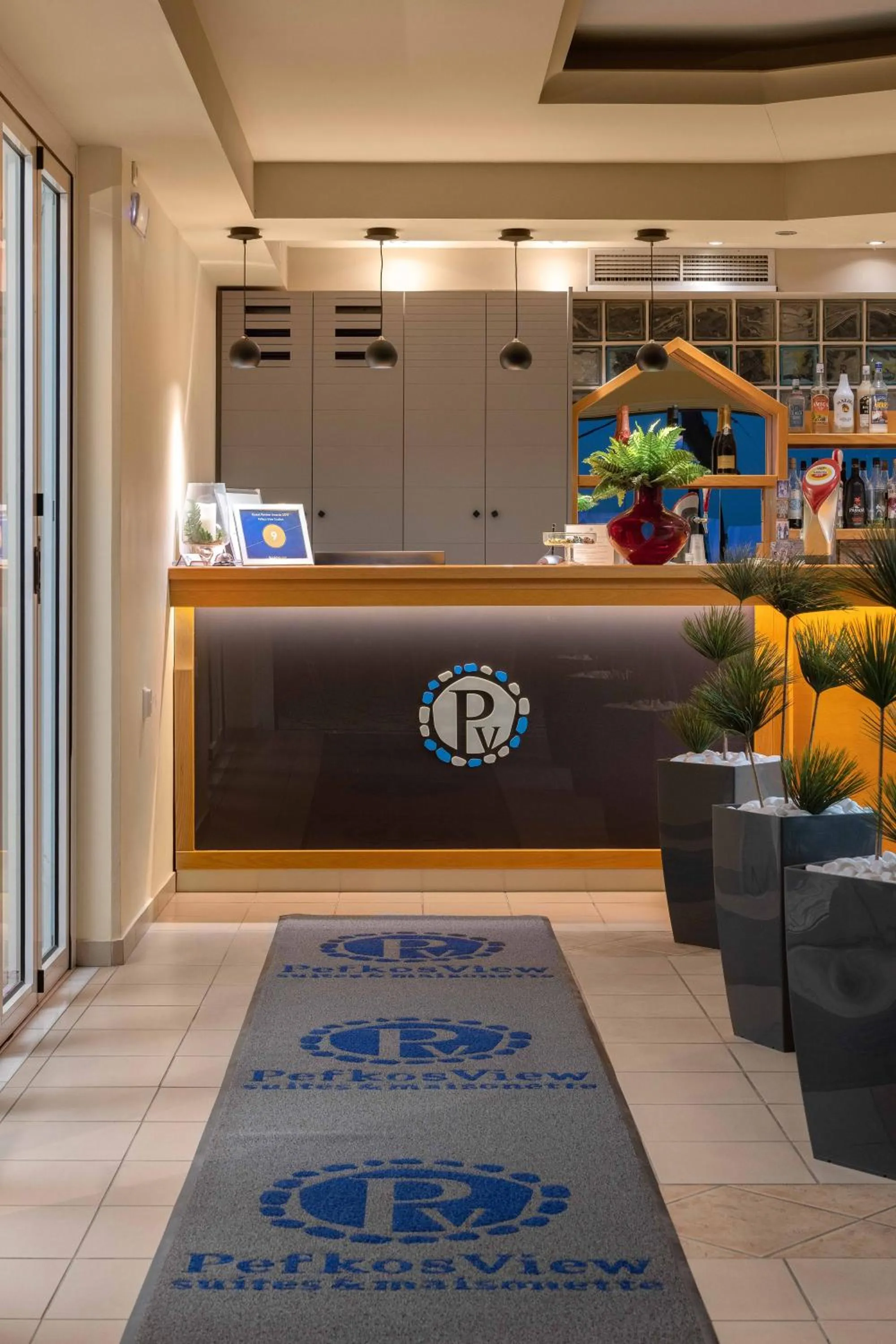 Lobby or reception in Pefkos View Suites & Maisonette