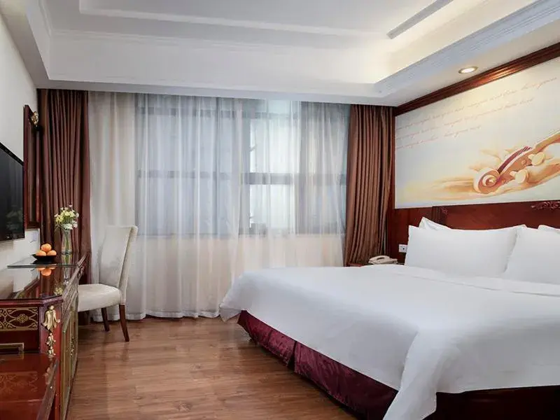 Bed in Vienna Hotel Shenzhen Pingshan Shenshan Road Bed in Vienna Hotel Shenzhen Pingshan Shenshan Road
