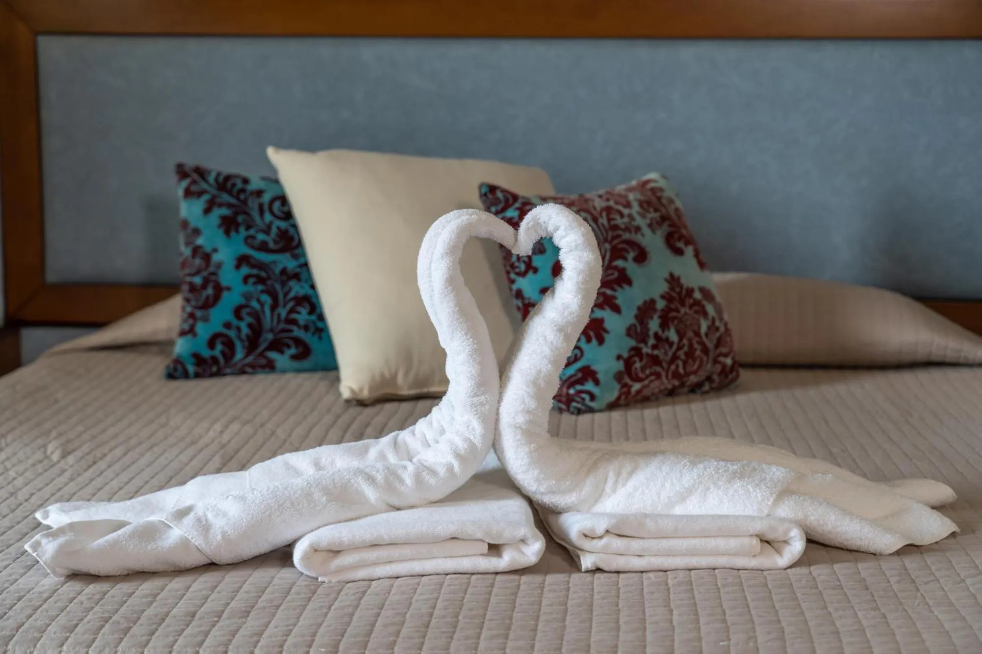 Bed in Four Seasons Hotel