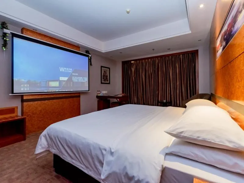 Bed in Vienna Hotel Dongguan Tangxia Binfen Plaza