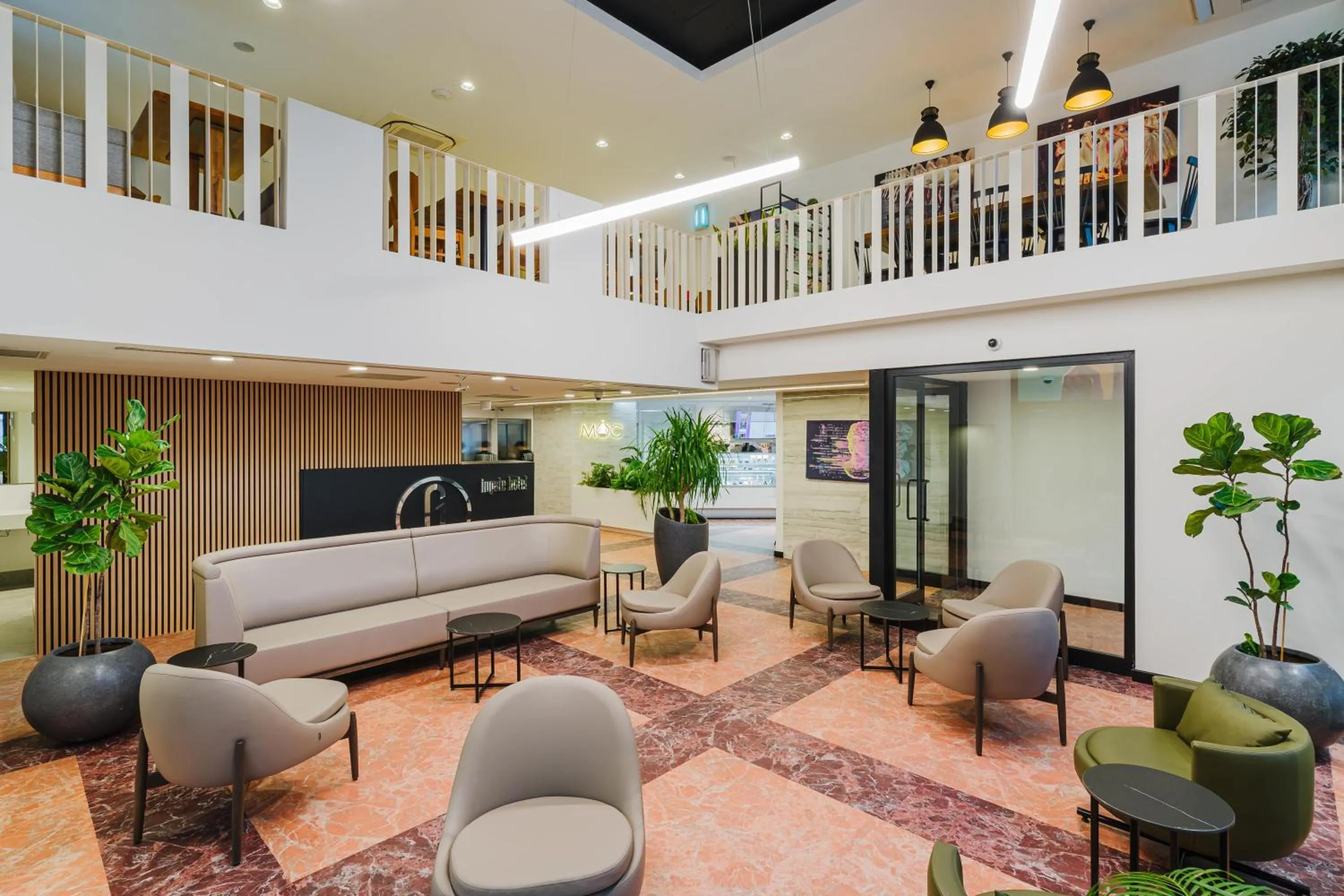 Seating area in Ingate Hotel