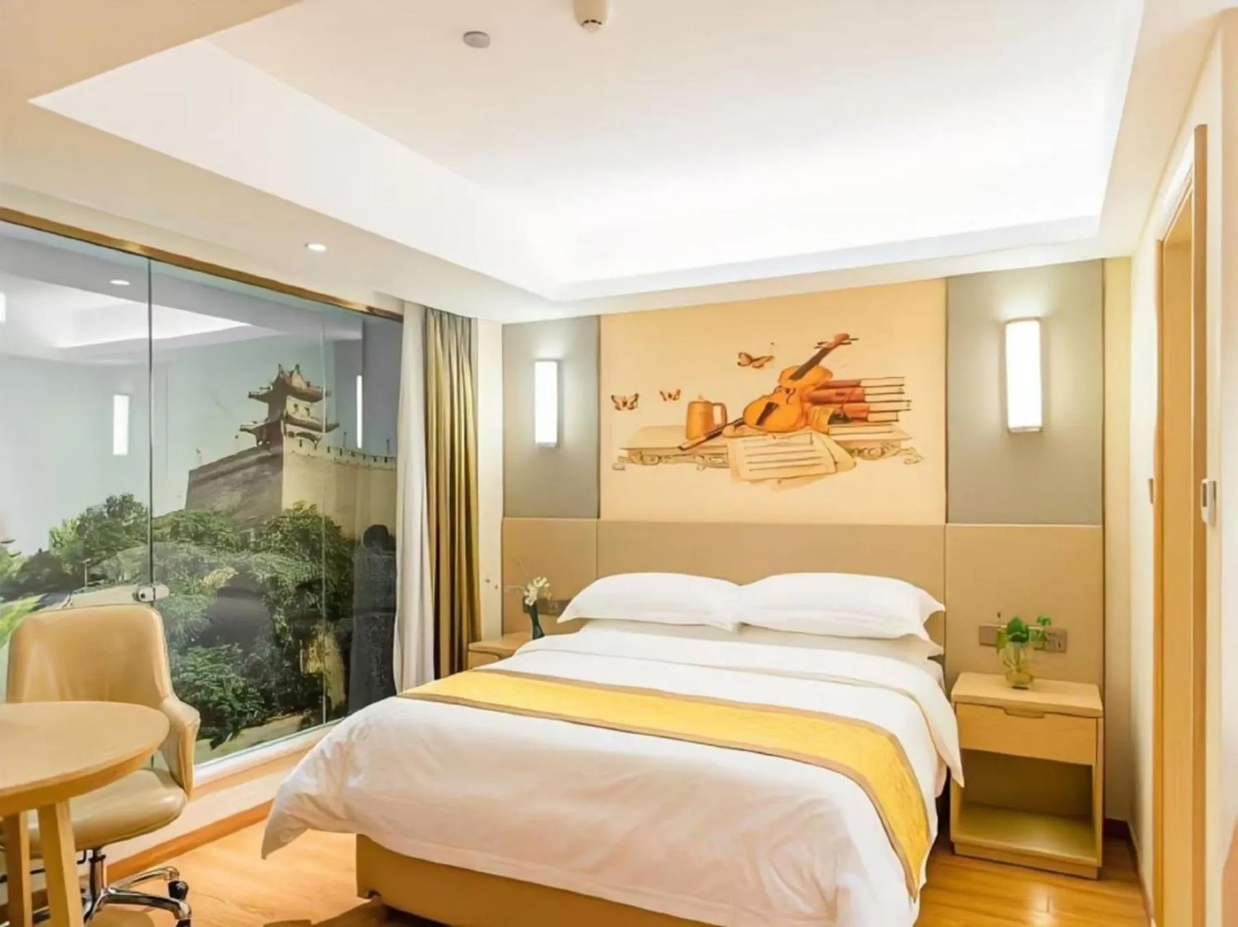 Bed in Vienna International Hotel Xi'an Dayan Tower