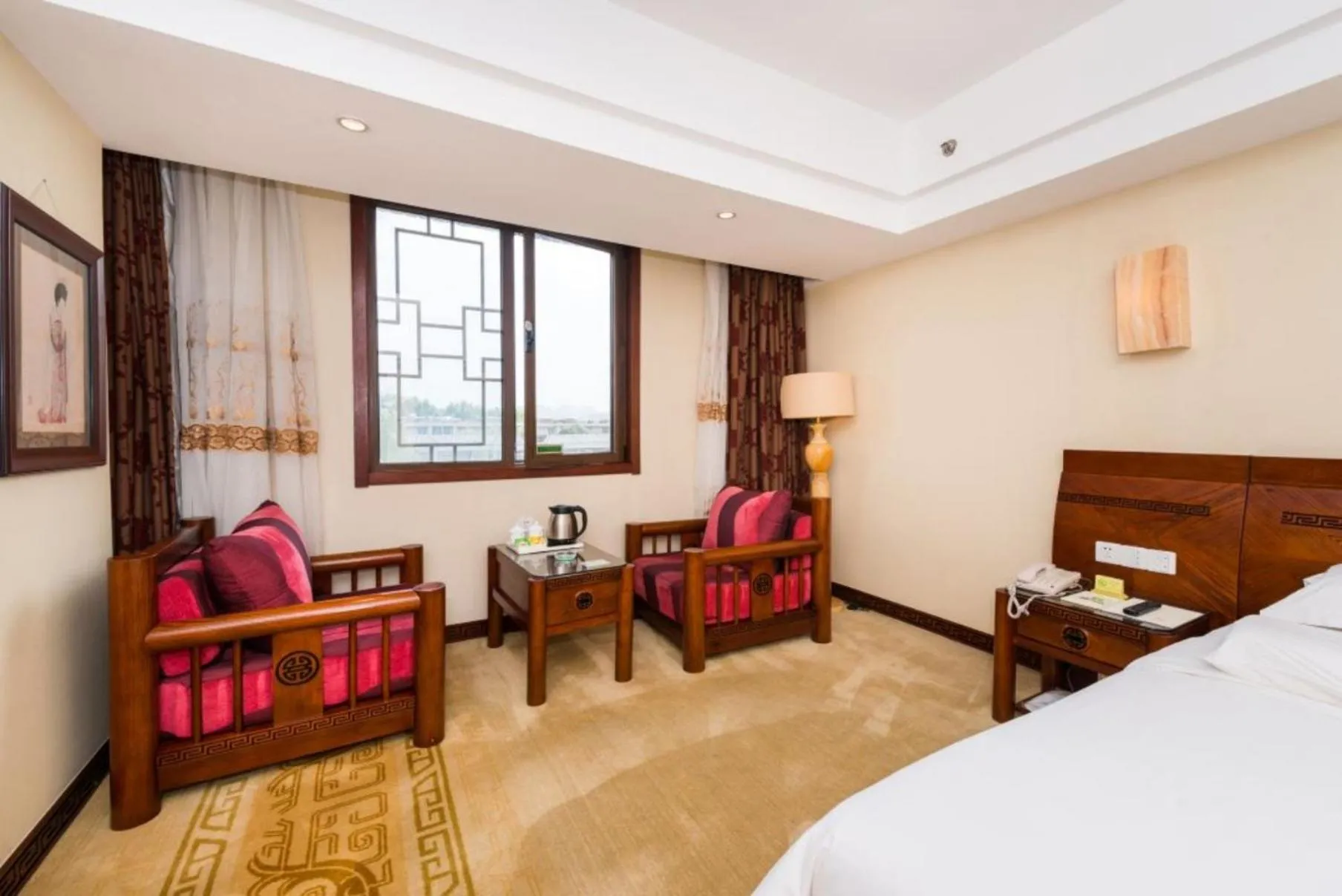 Bed in Vienna International Hotel Xi'an Dayan Tower