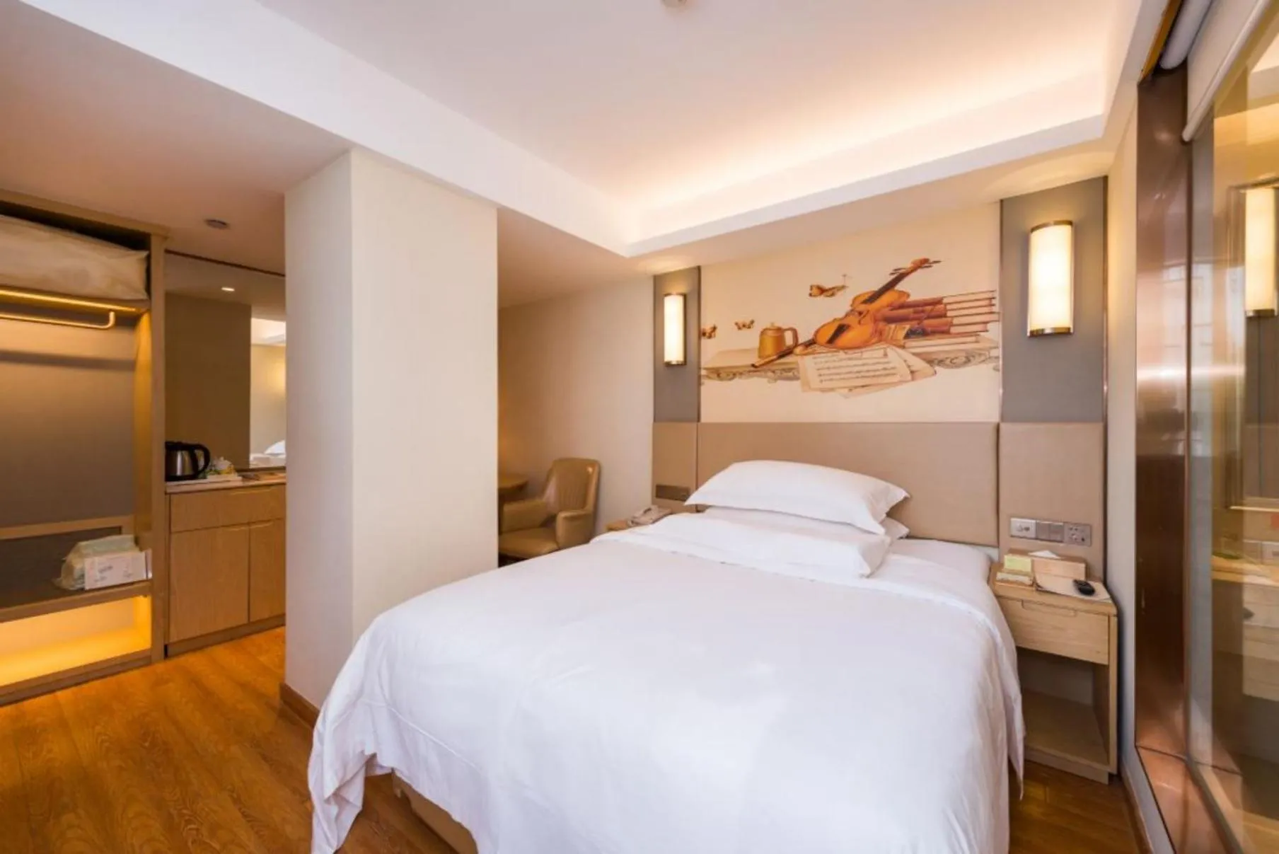 Bed in Vienna International Hotel Xi'an Dayan Tower