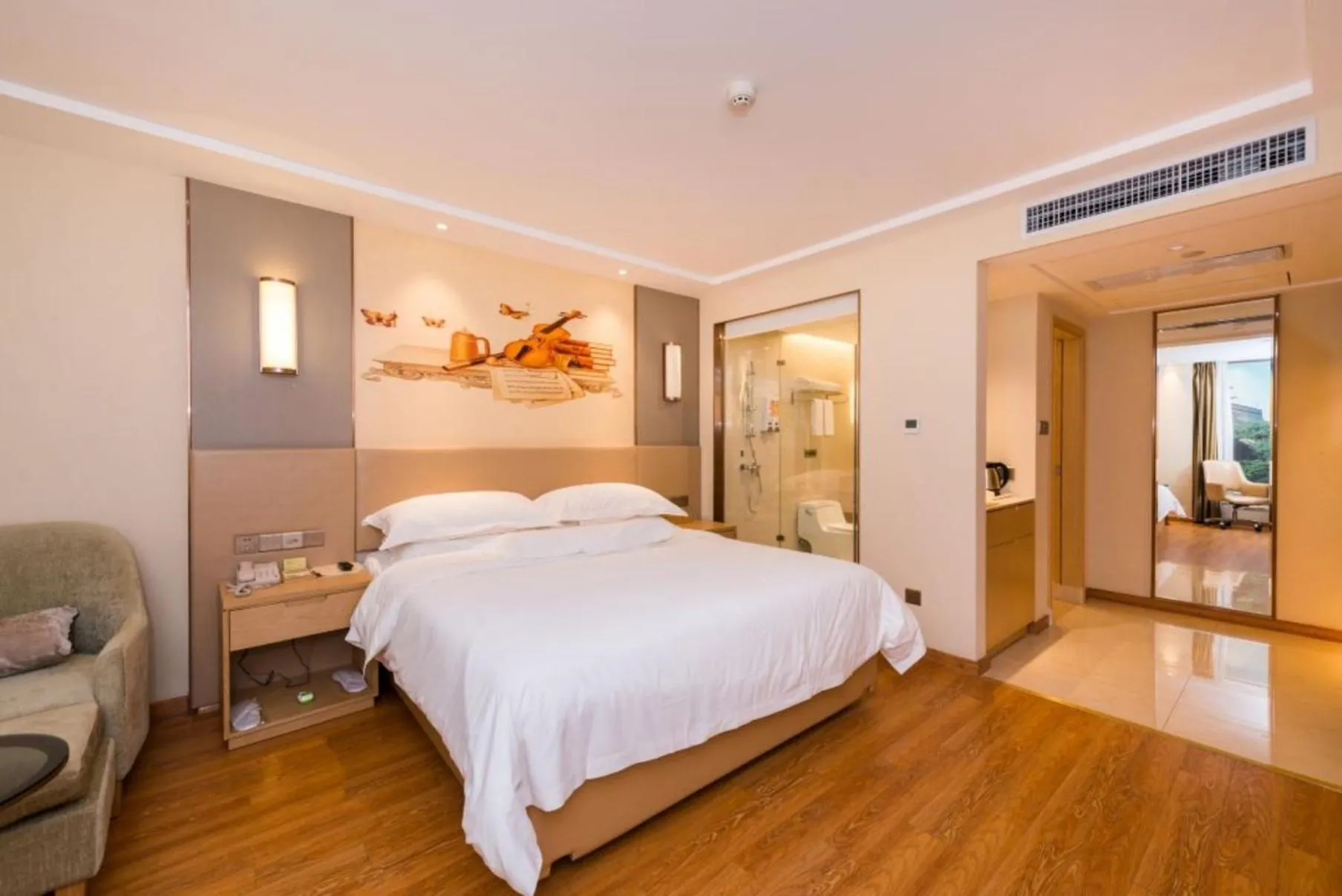 Bed in Vienna International Hotel Xi'an Dayan Tower