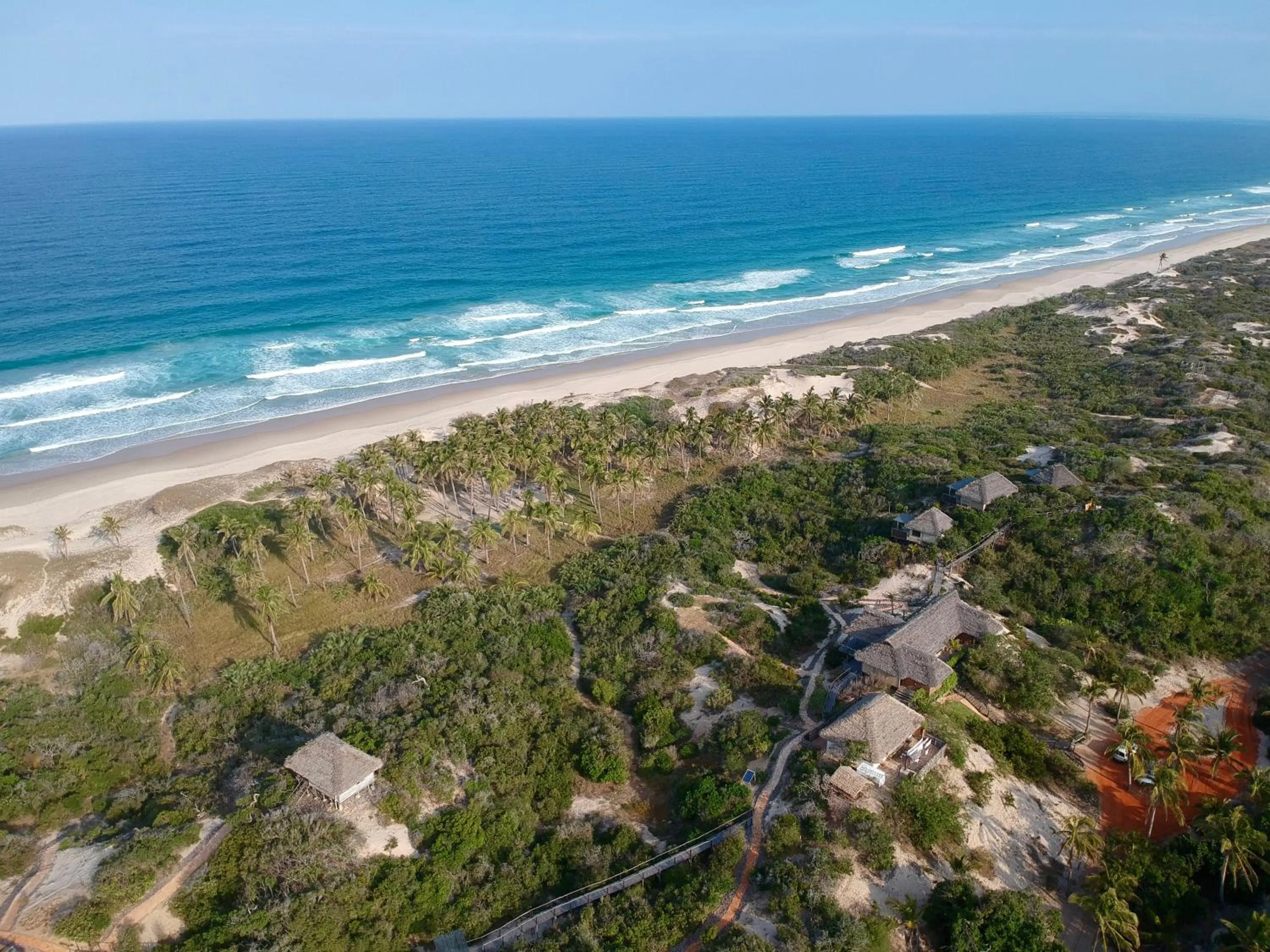 Bird's eye view in Travessia Beach Lodge