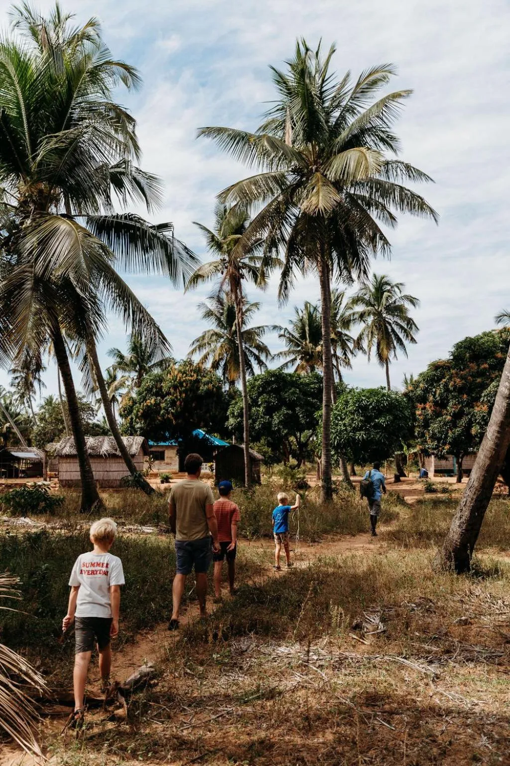 children in Travessia Beach Lodge