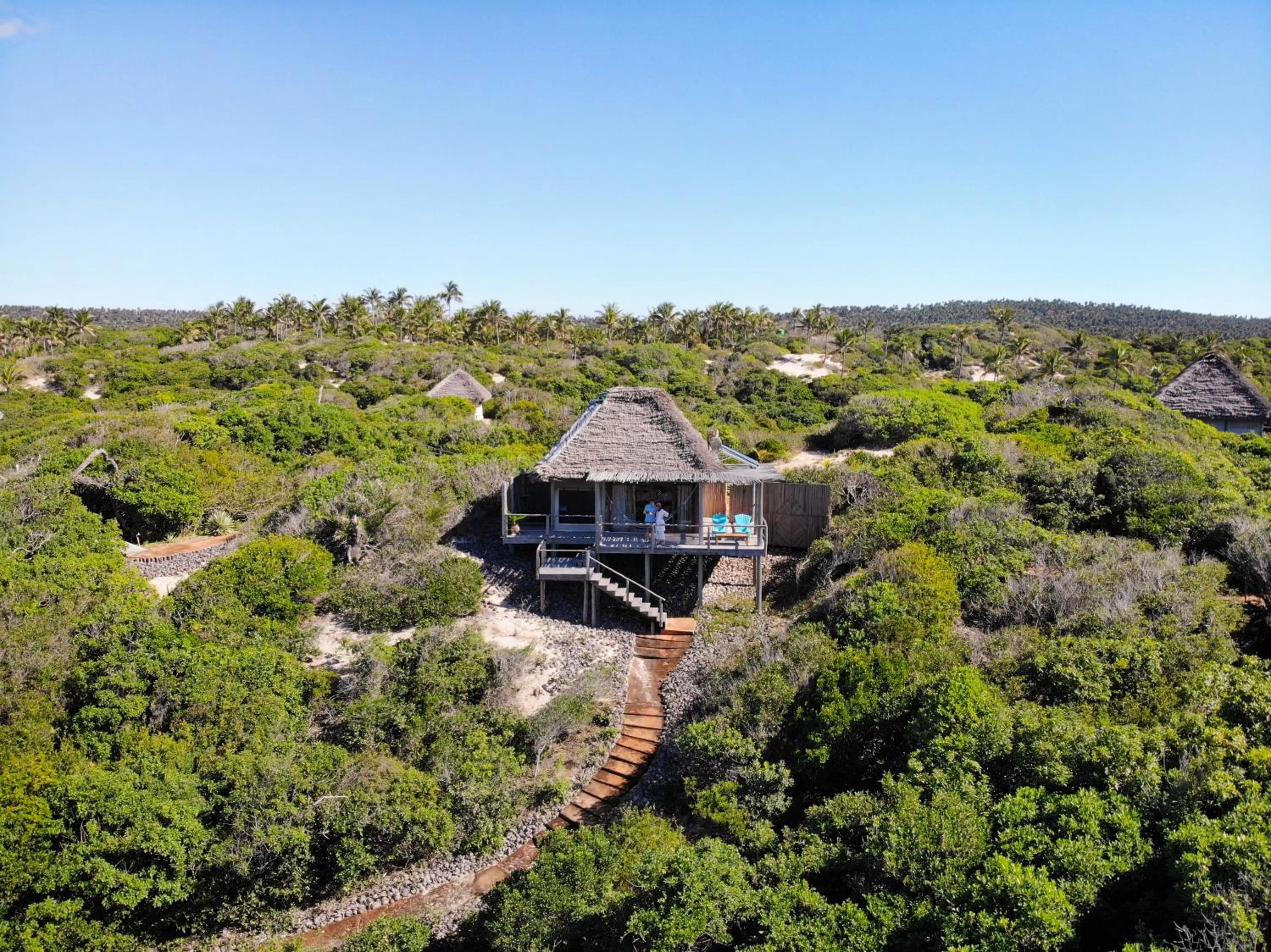 Bedroom in Travessia Beach Lodge