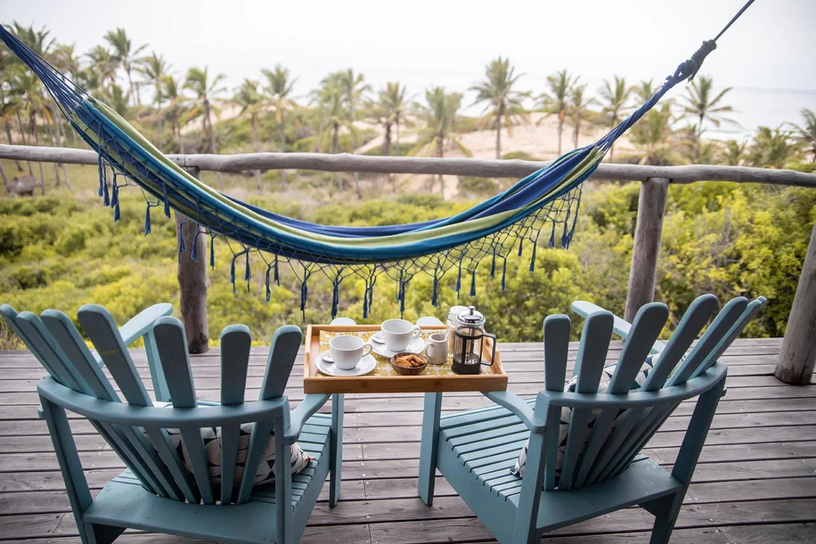 Food and drinks in Travessia Beach Lodge