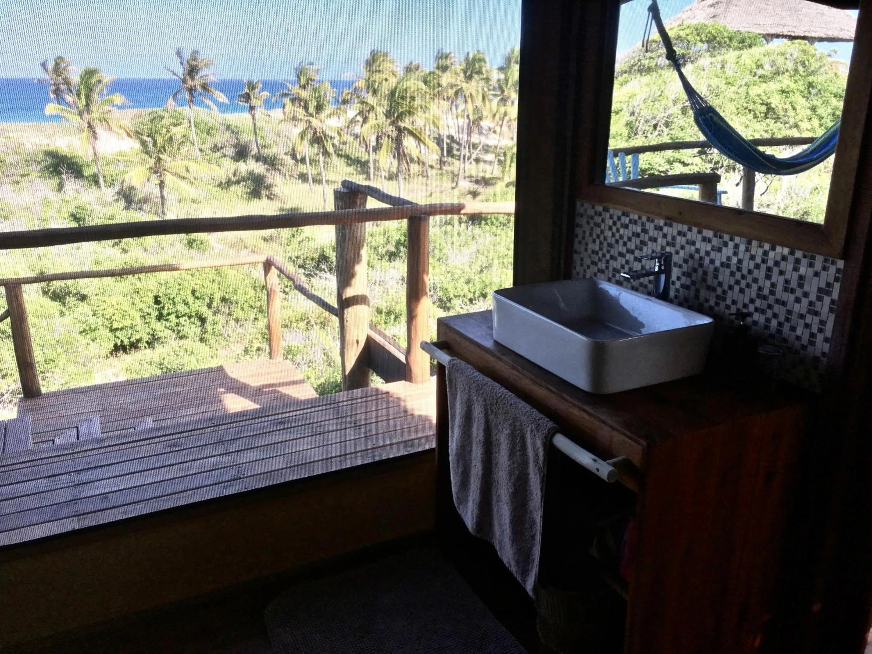 Sea view in Travessia Beach Lodge