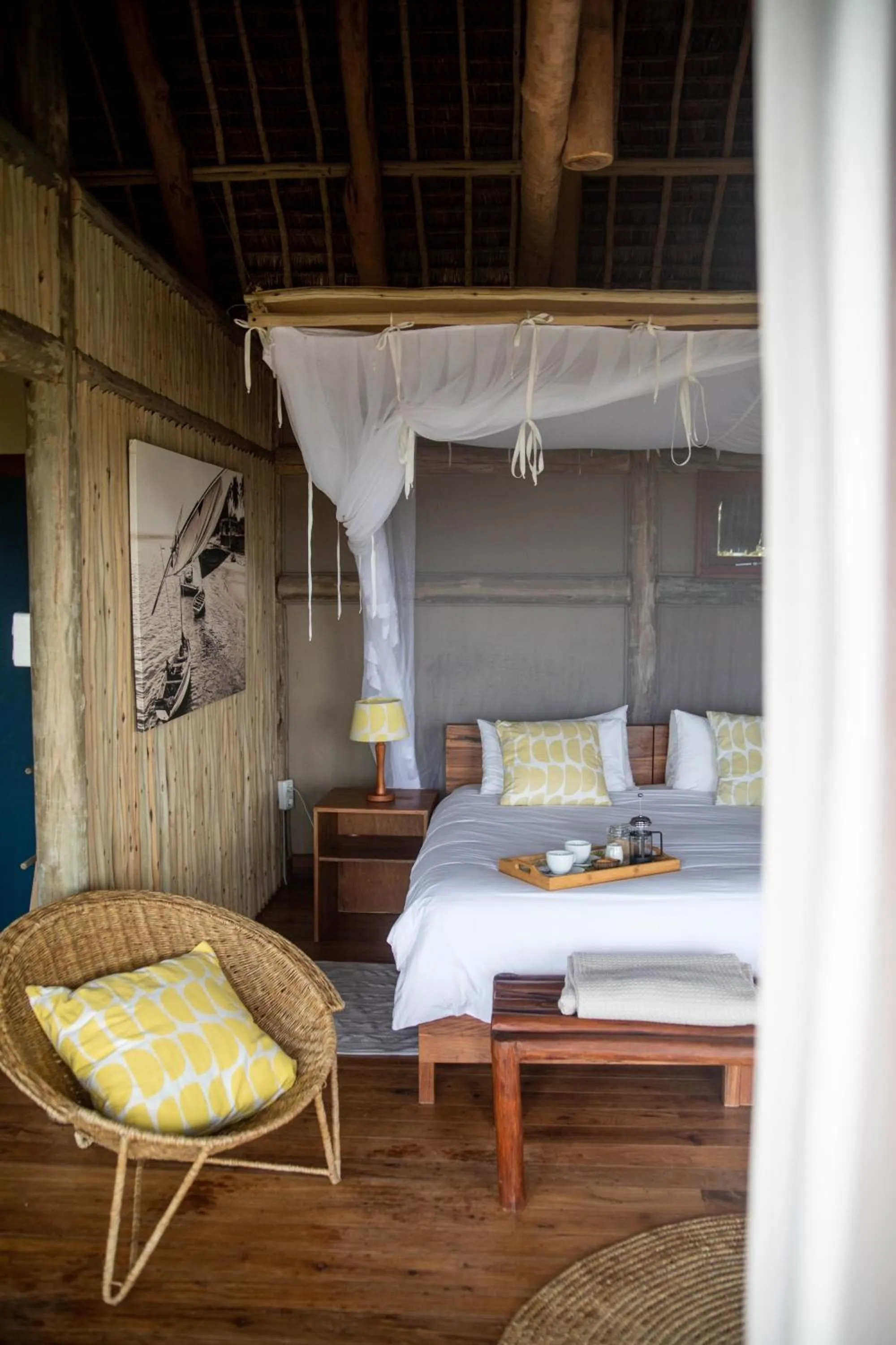 Bedroom, Bed in Travessia Beach Lodge