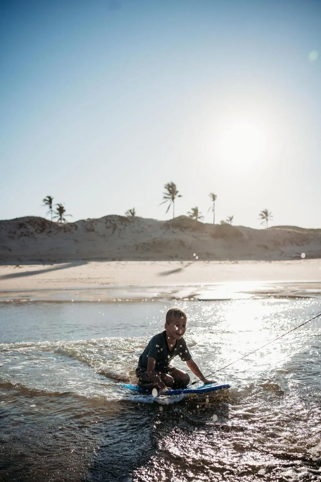 children in Travessia Beach Lodge