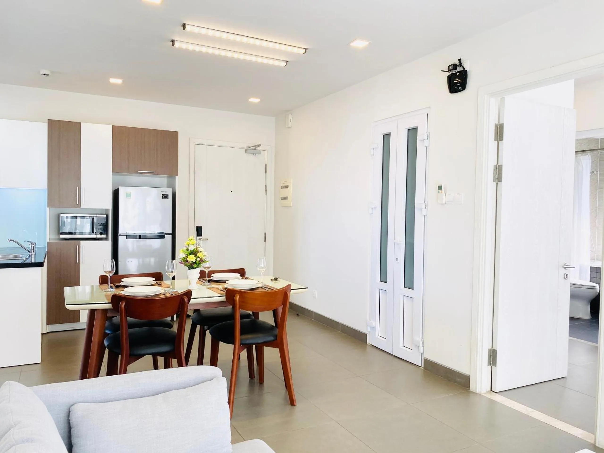 Living room in Glenwood Suites