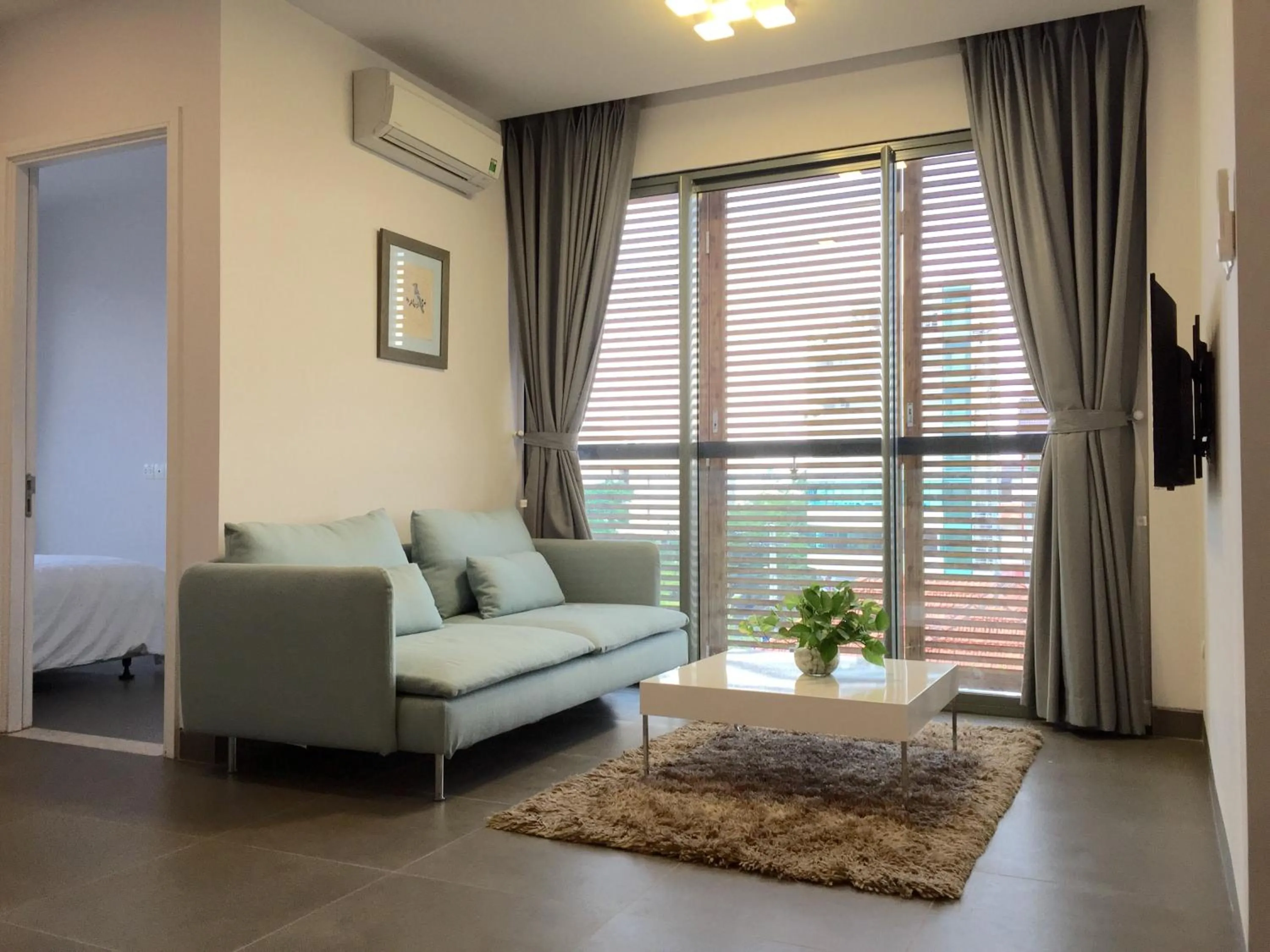 Living room in Glenwood Suites