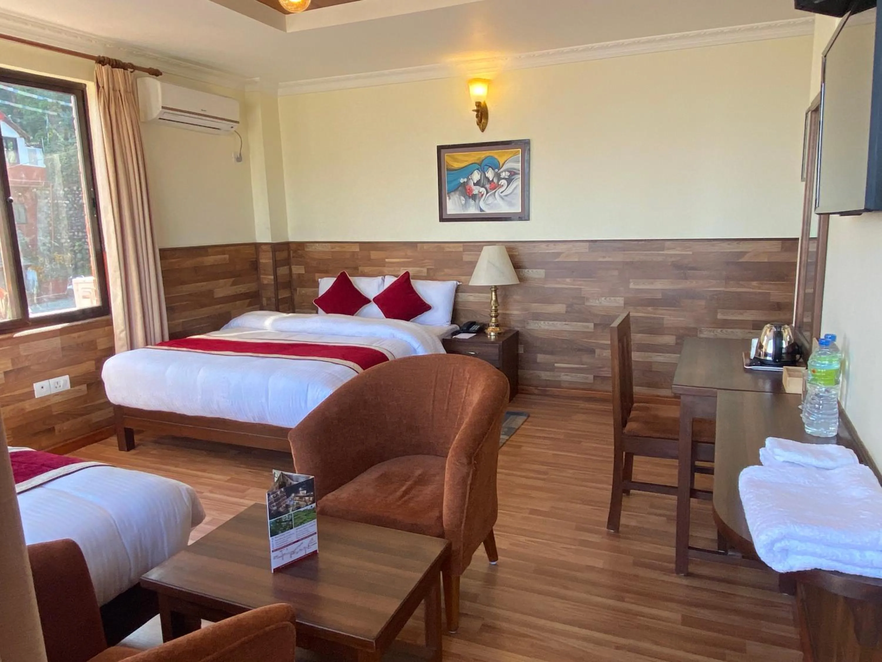 Bed in Gaia Holiday Home