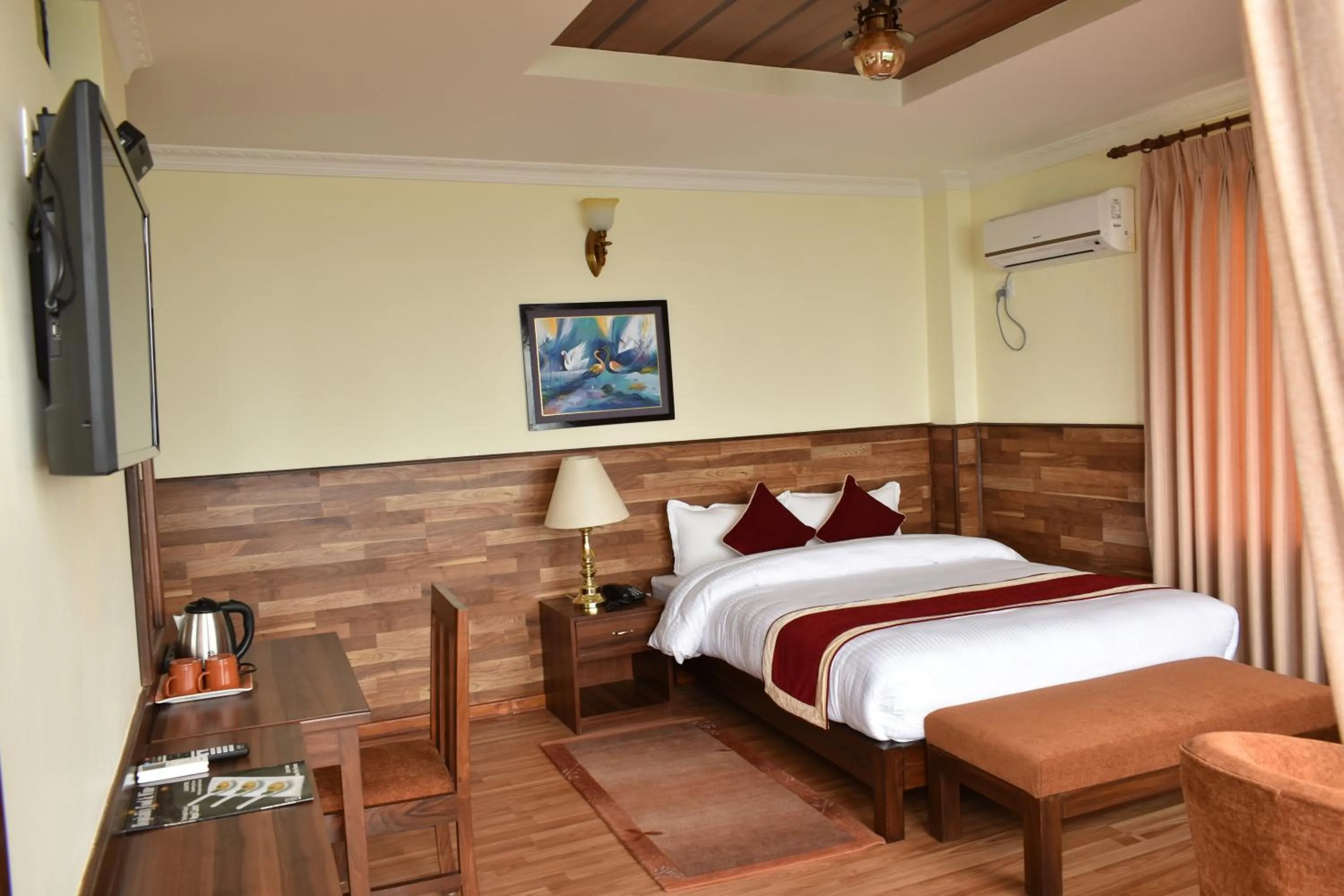 Bed in Gaia Holiday Home