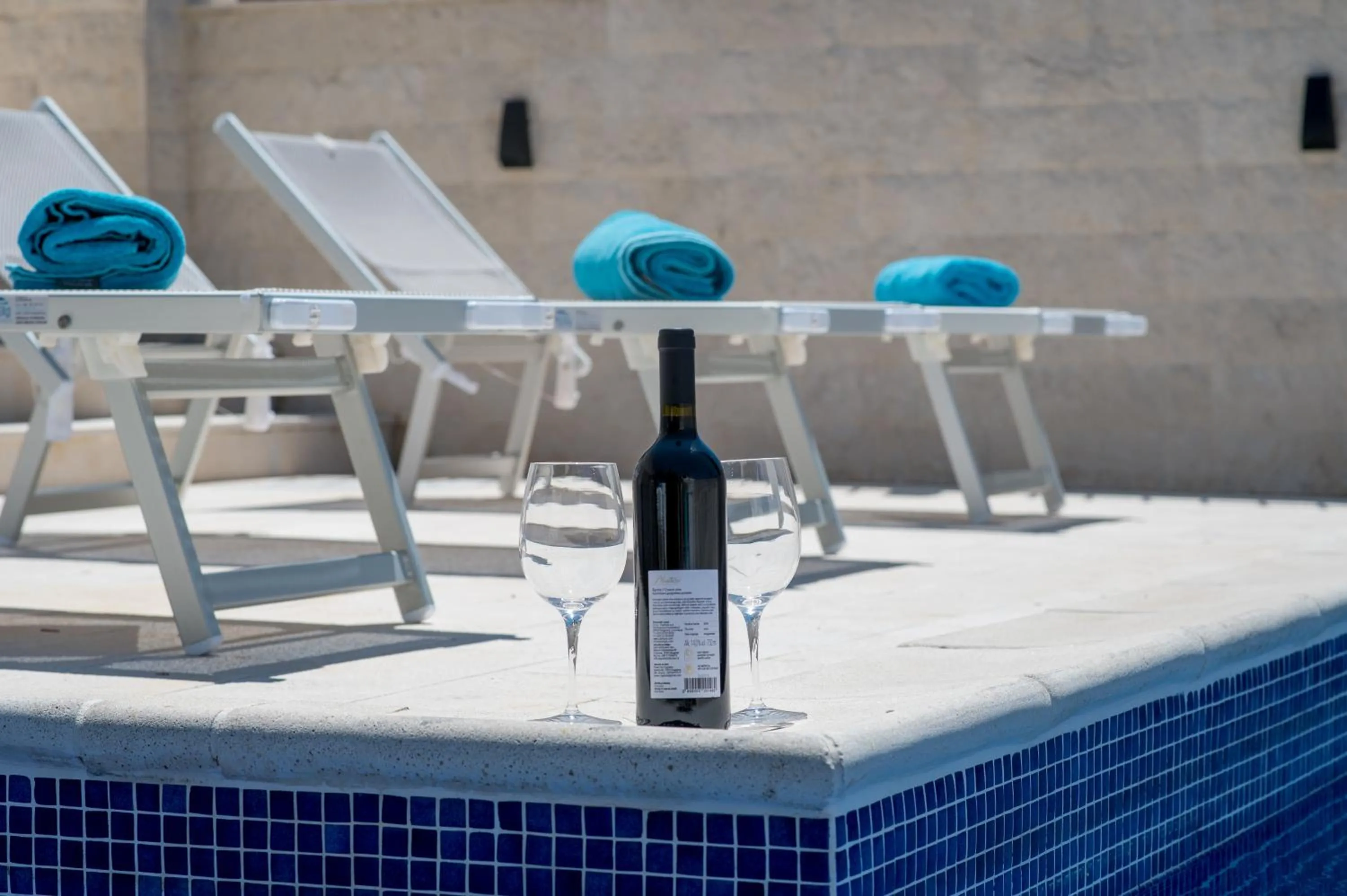 Swimming pool in Villa Luštica, Spacious 4-Bedroom Villa with Private Pool