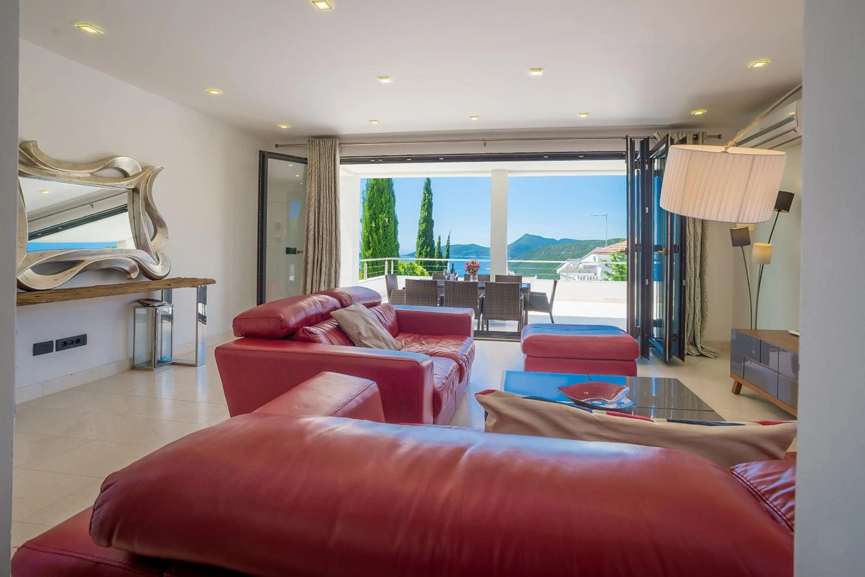 Living room in Villa Luštica, Spacious 4-Bedroom Villa with Private Pool