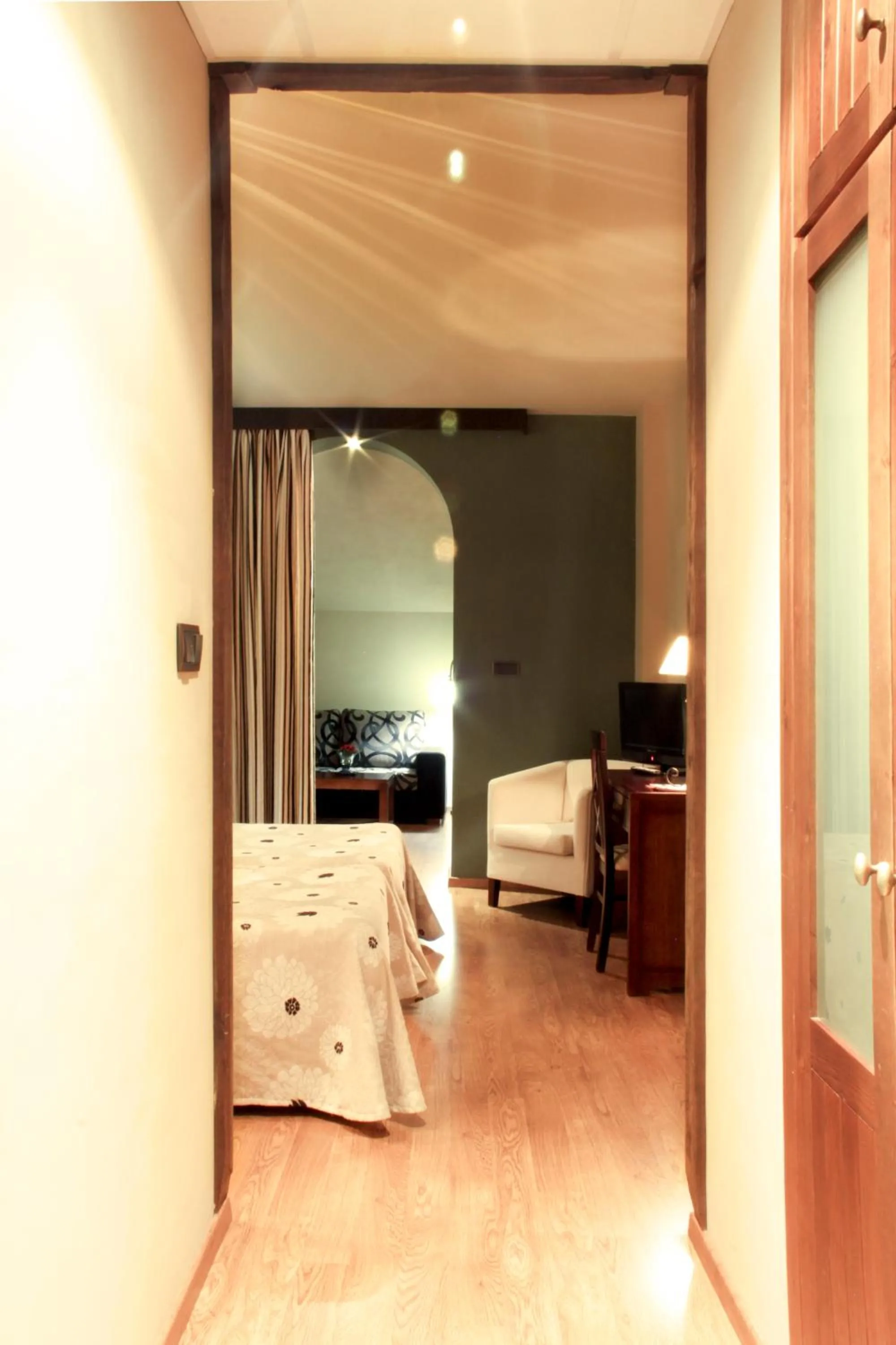 Decorative detail, Bed in Hotel Zerbinetta