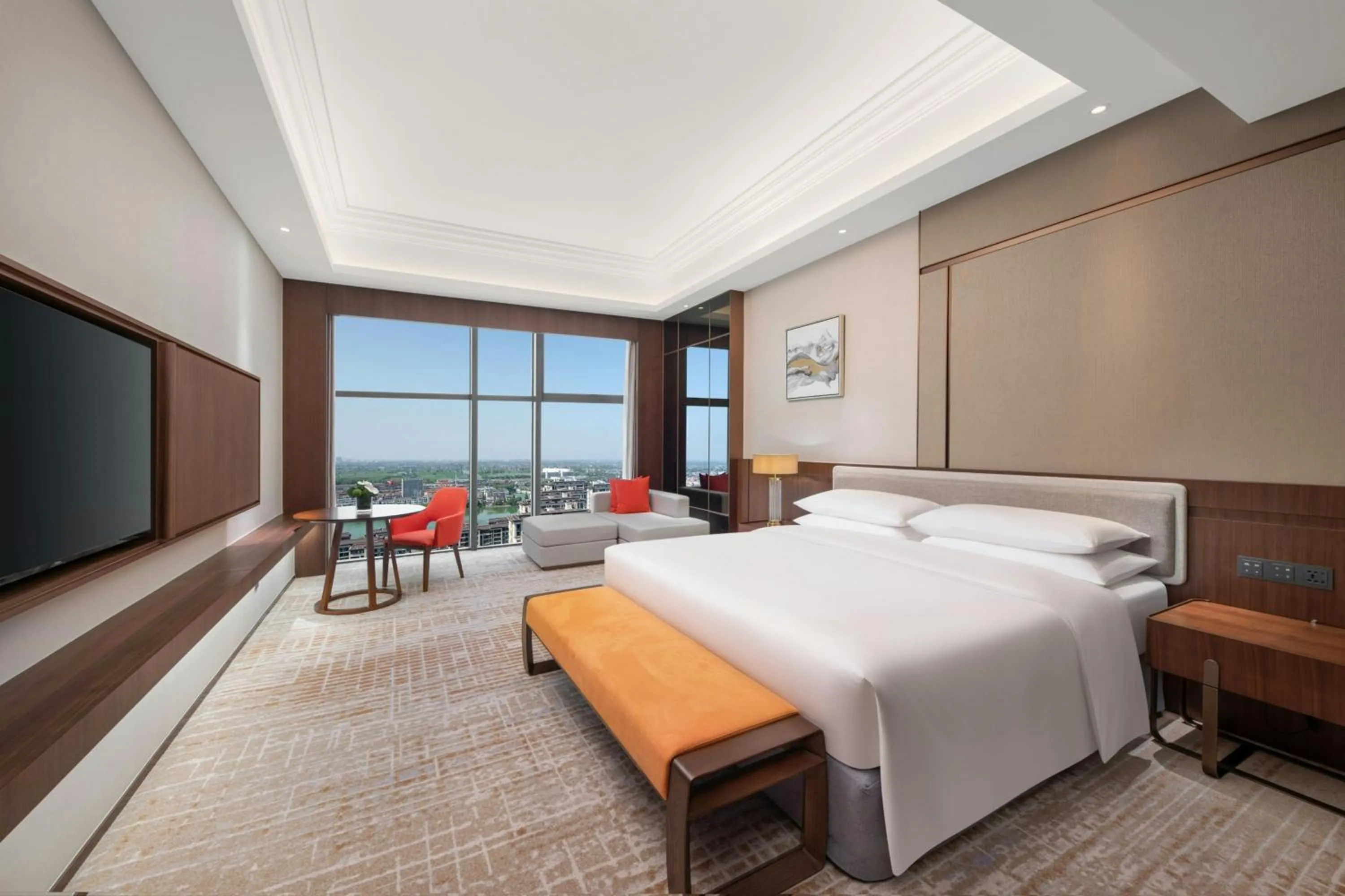Lounge or bar, Bed in Le Meridien Shaoxing Yuecheng