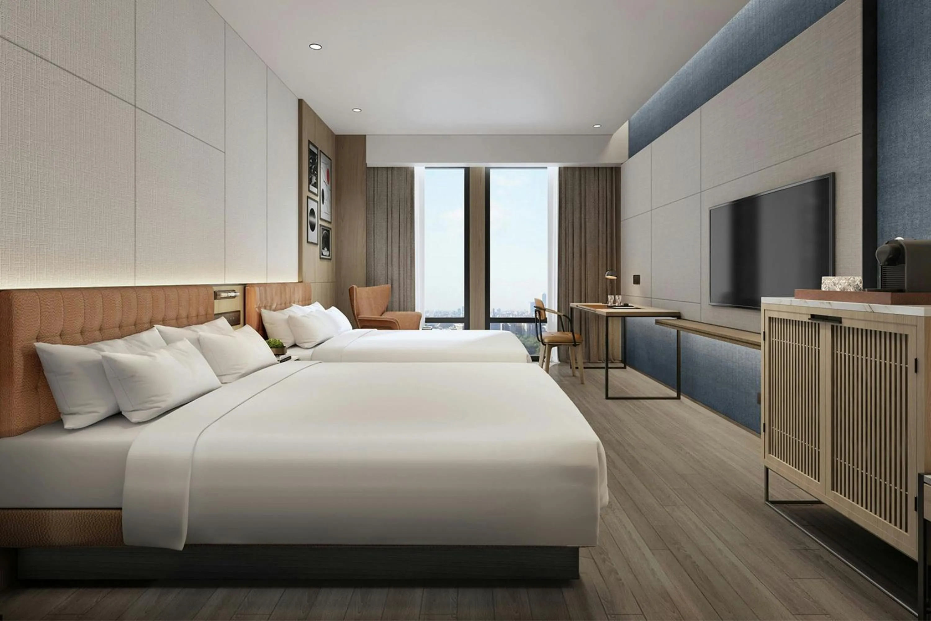 Photo of the whole room, Bed in Four Points by Sheraton Kunming Changshui Airport