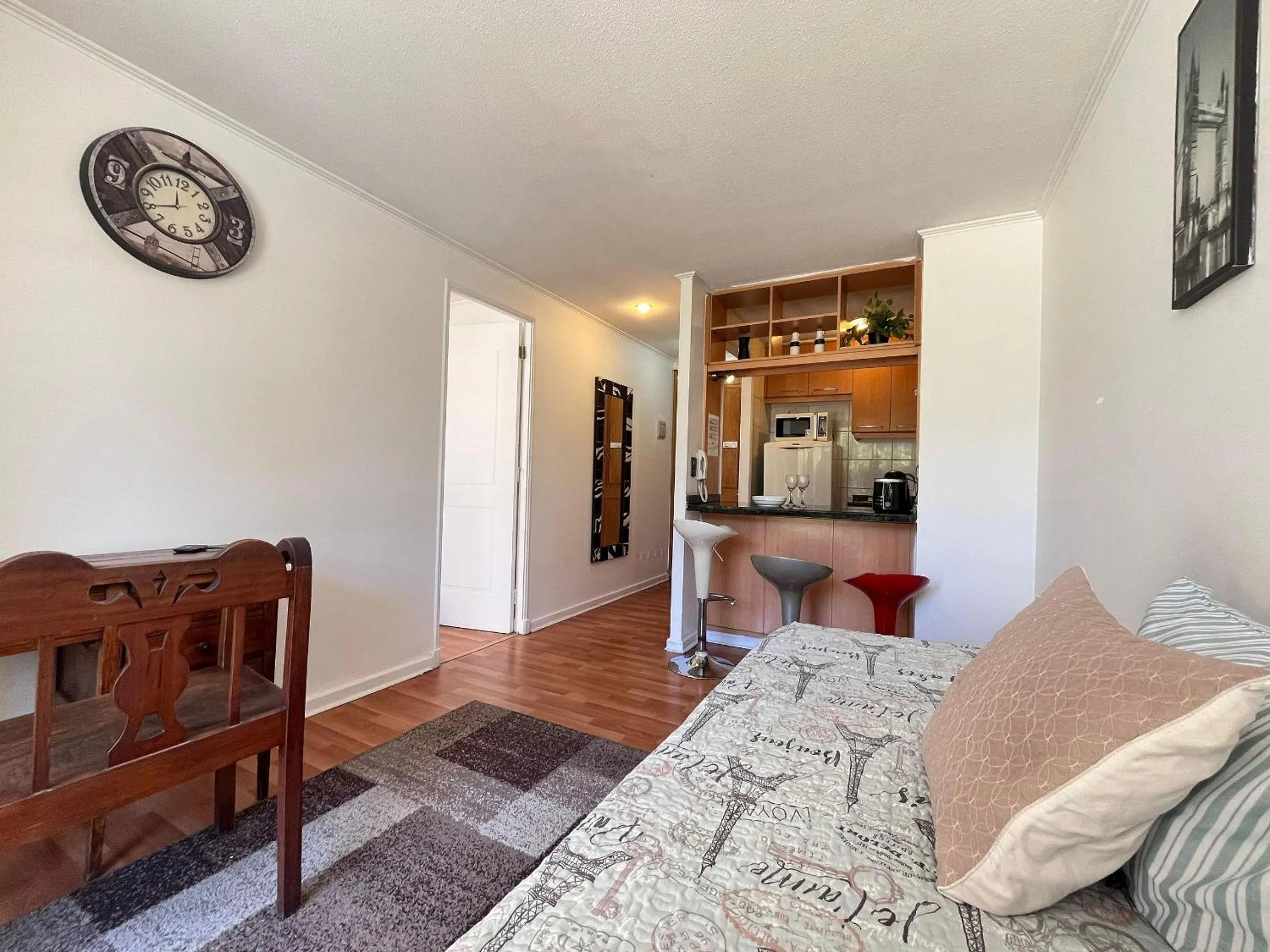 Double Room with Two Double Beds in Living Montt