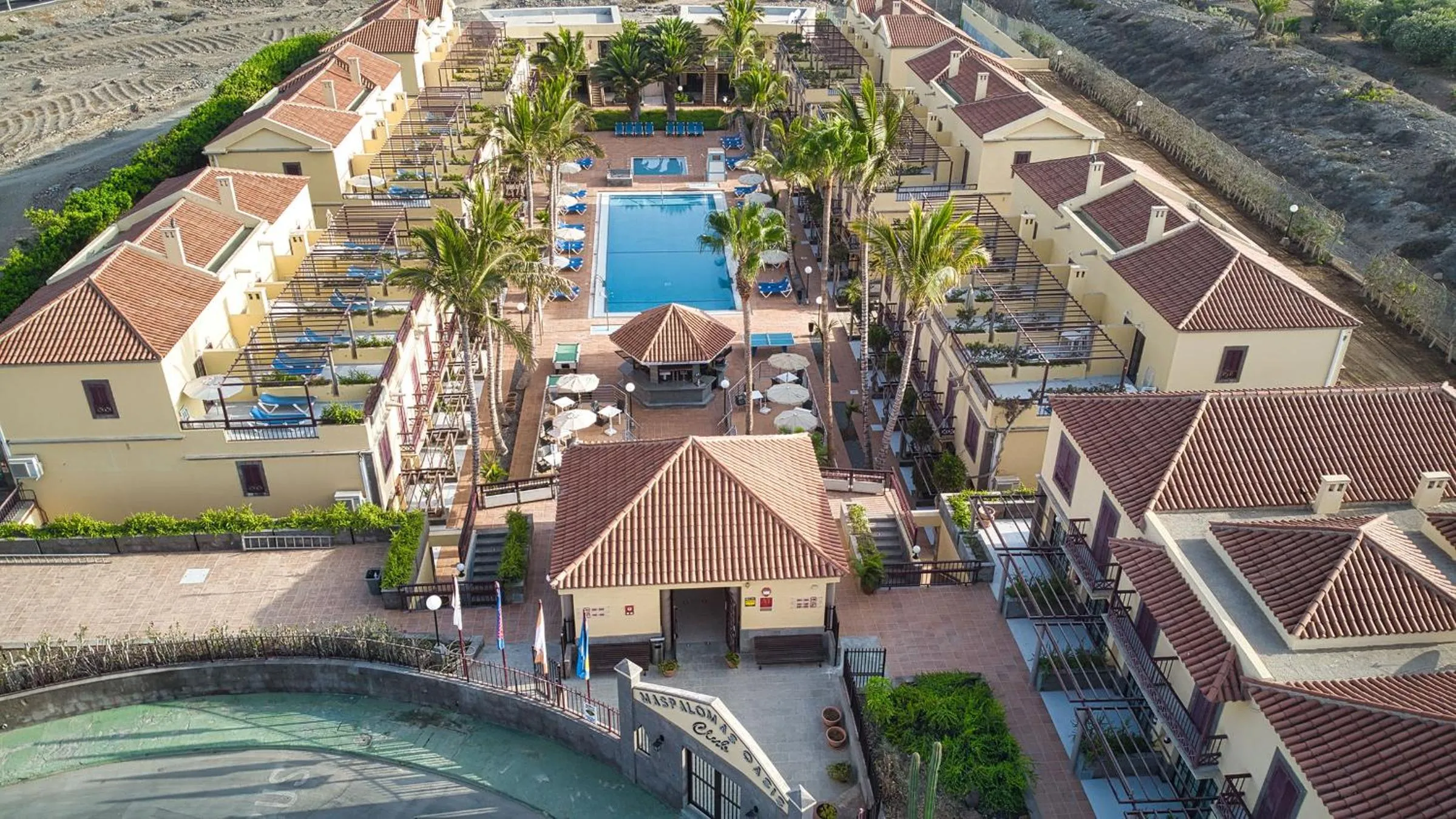 Bird's eye view in Bungalows Maspalomas Oasis Club - All Inclusive.