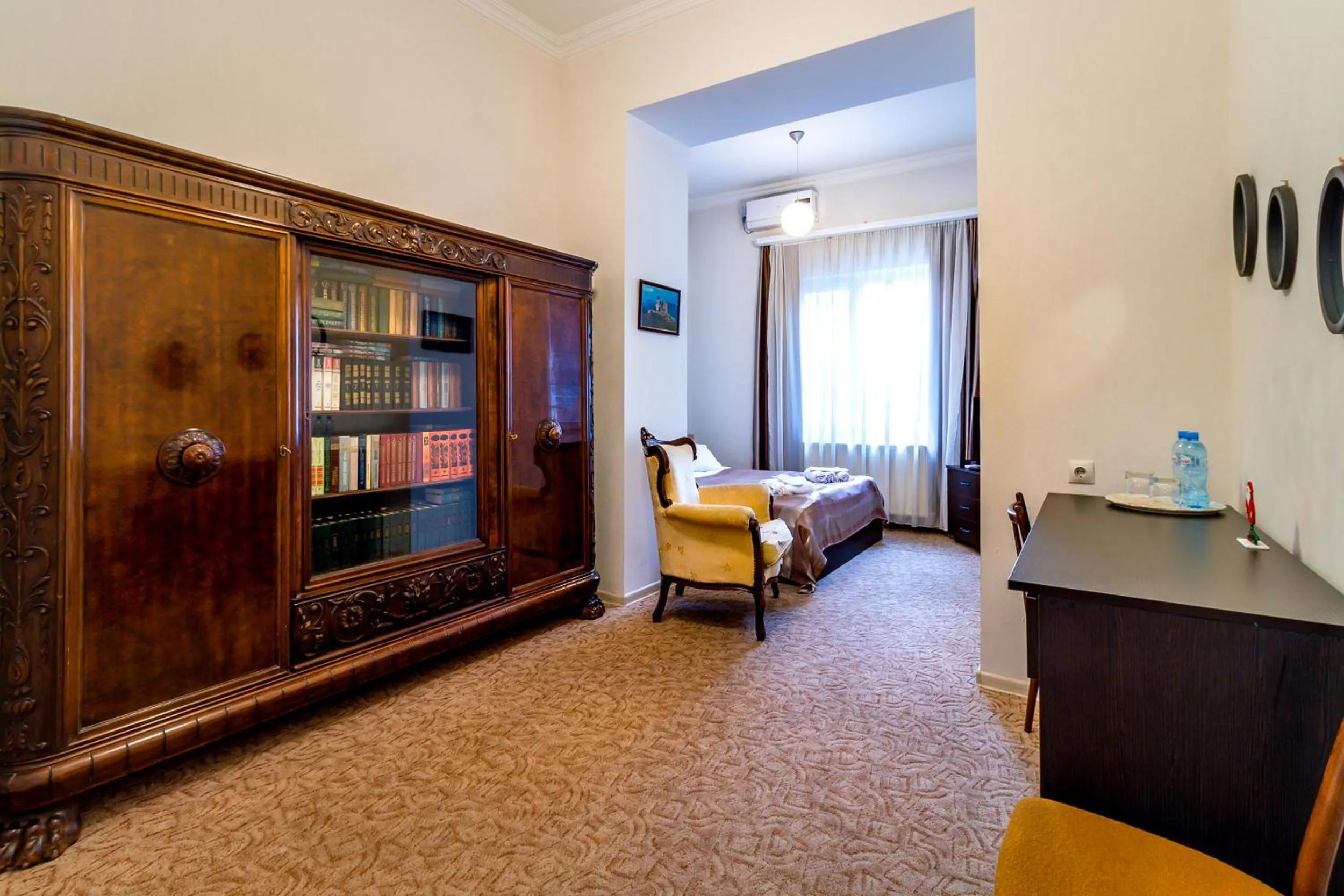 Bed in V Park Hotel