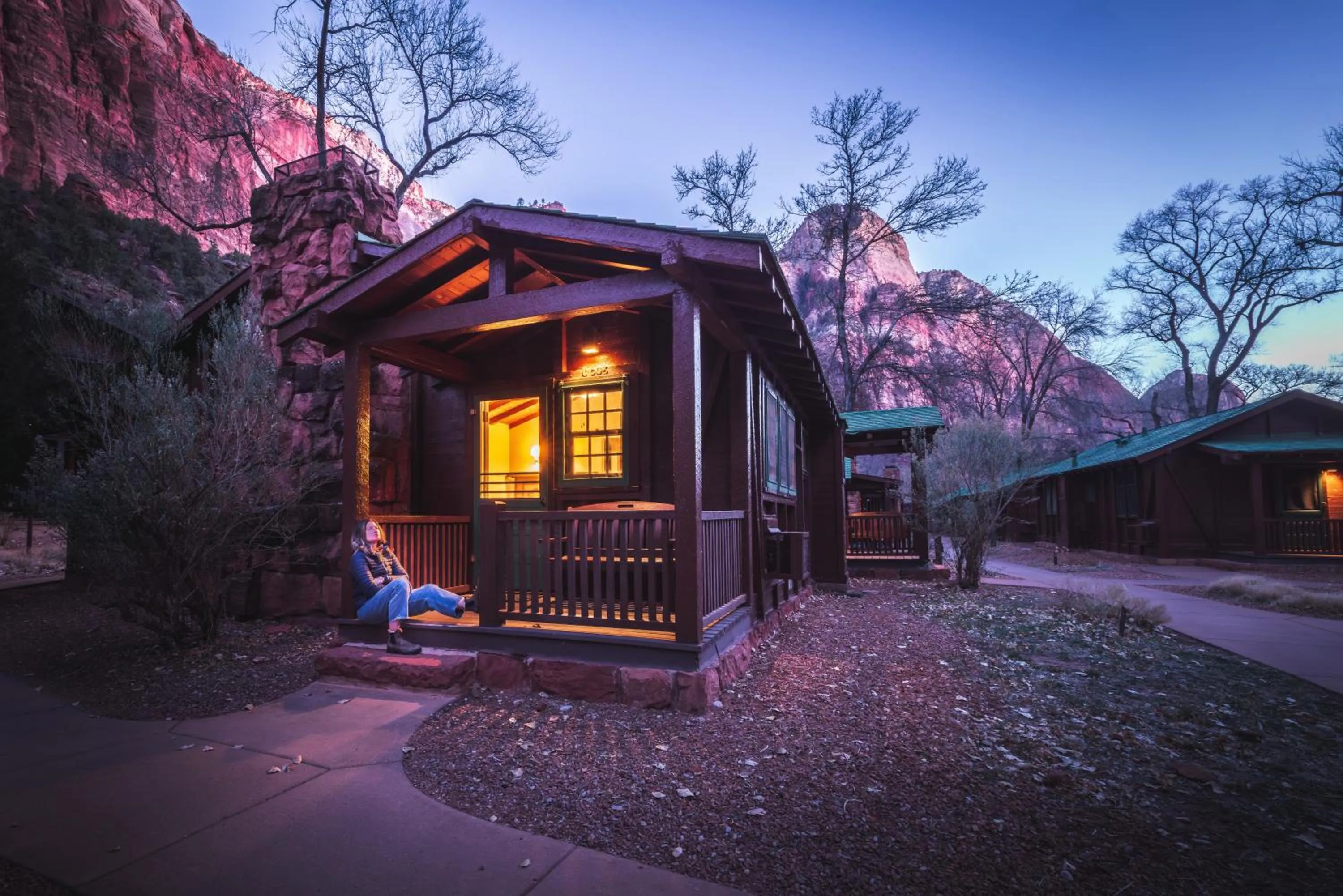 Zion Lodge - Inside the Park