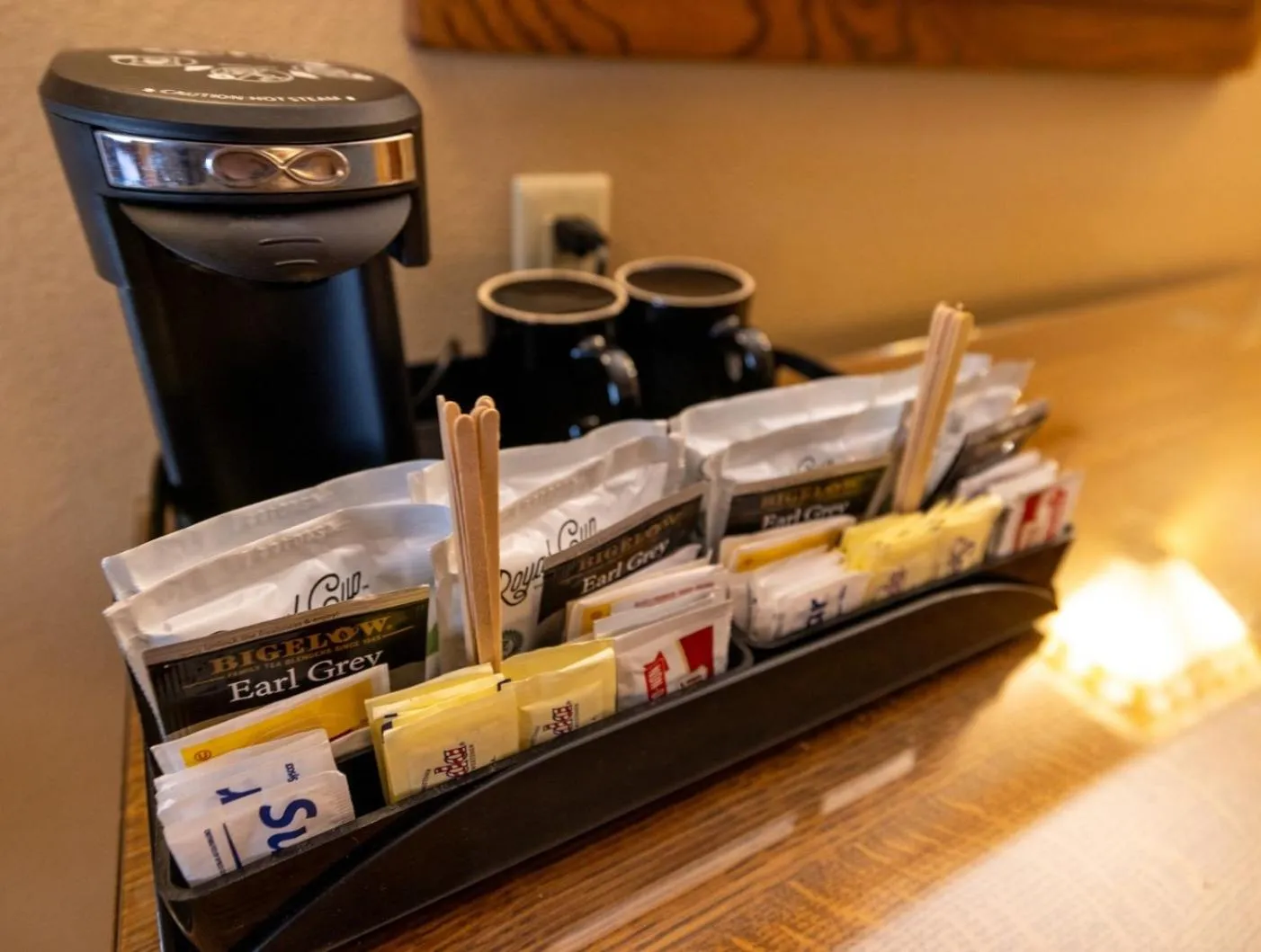 Coffee/tea facilities in Zion Lodge - Inside the Park