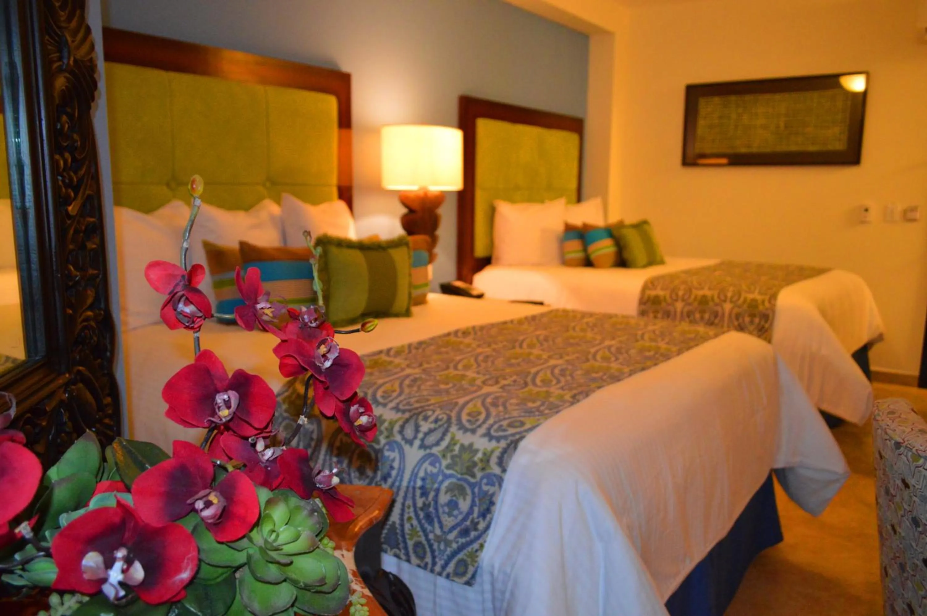 Decorative detail, Bed in Hotel HBlue Centro