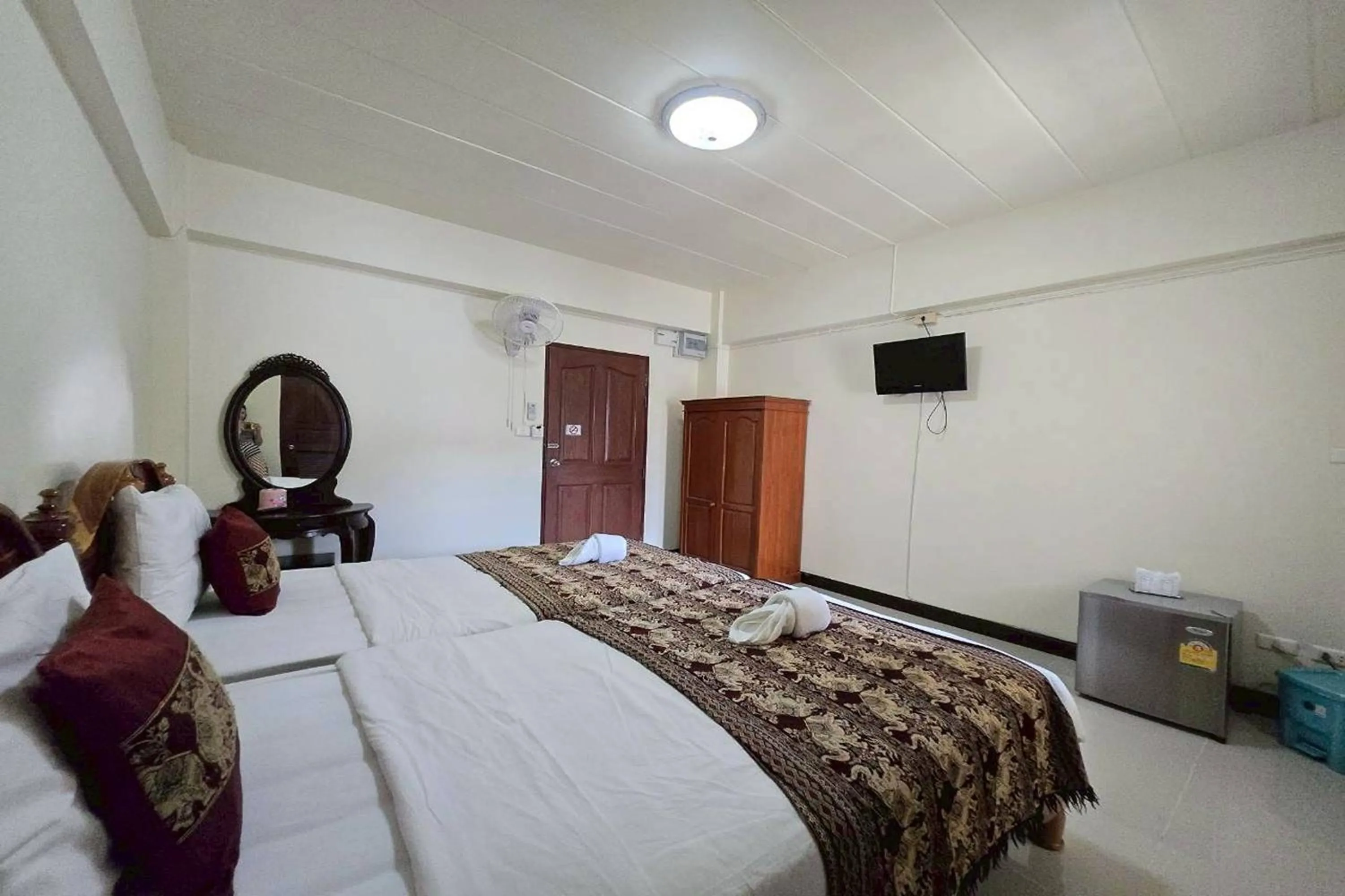 Bed in Baan Sabai Guesthouse