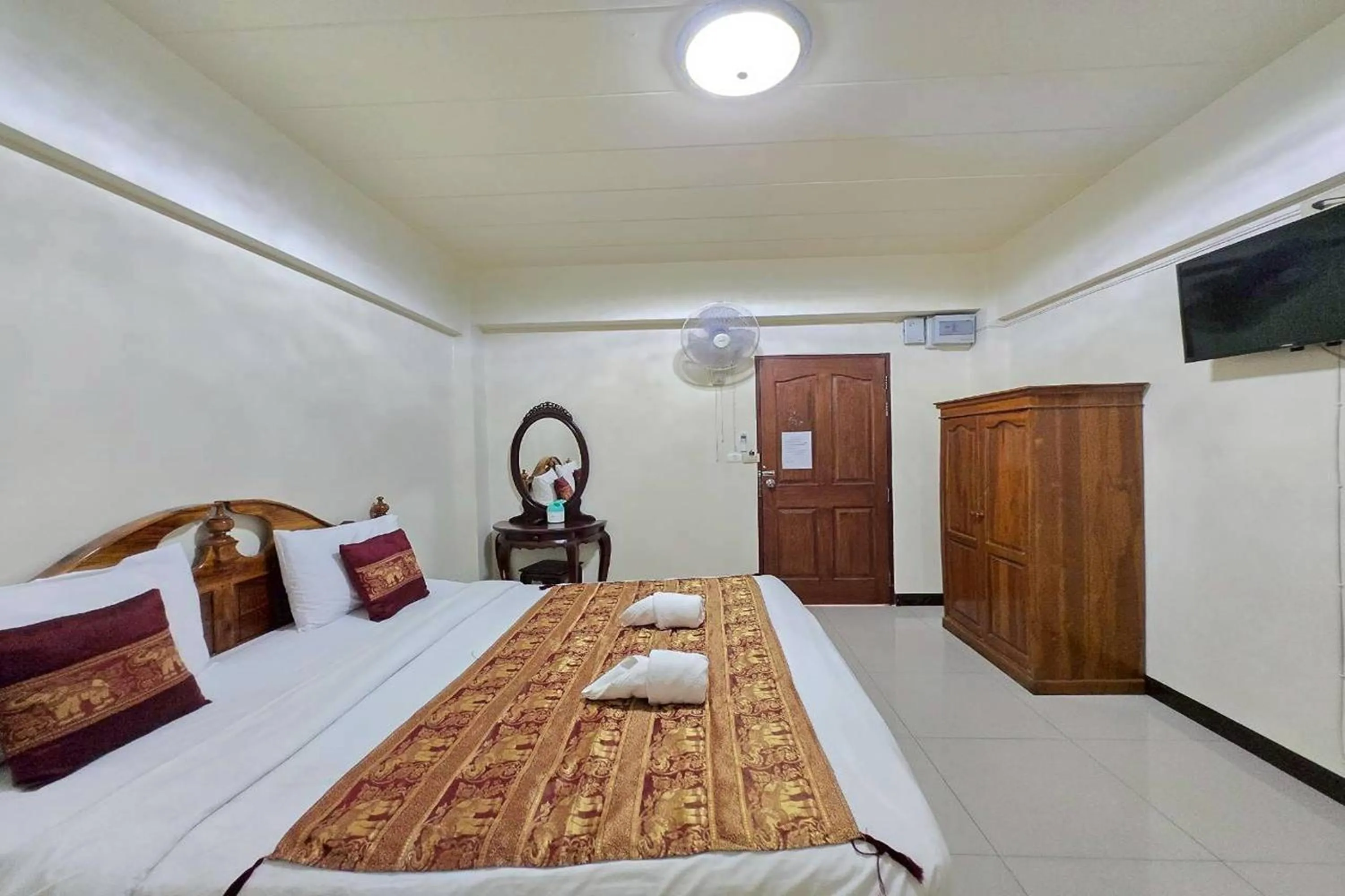 Bed in Baan Sabai Guesthouse