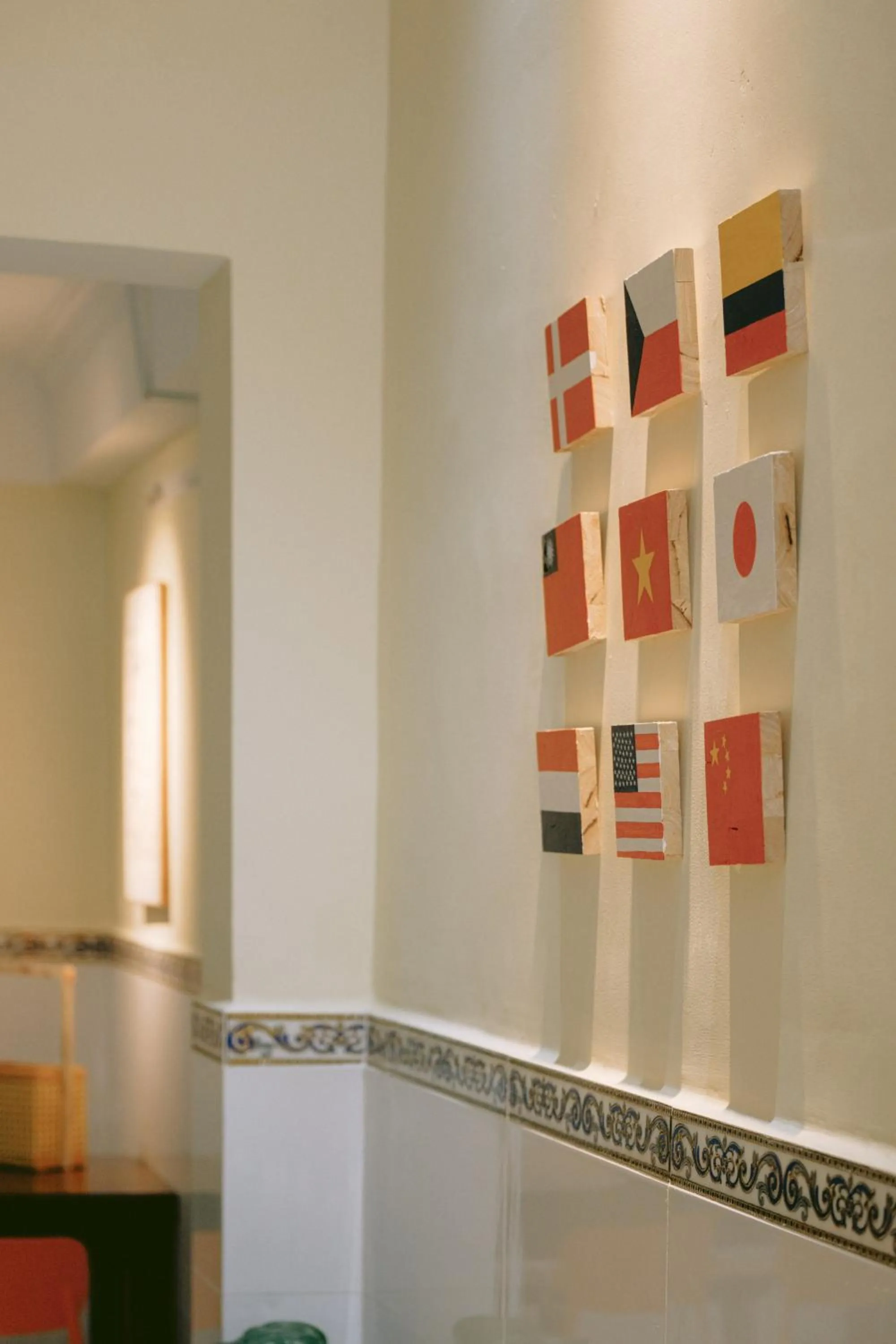 Decorative detail in De Rivé Homestay 2 - Bến Ninh Kiều