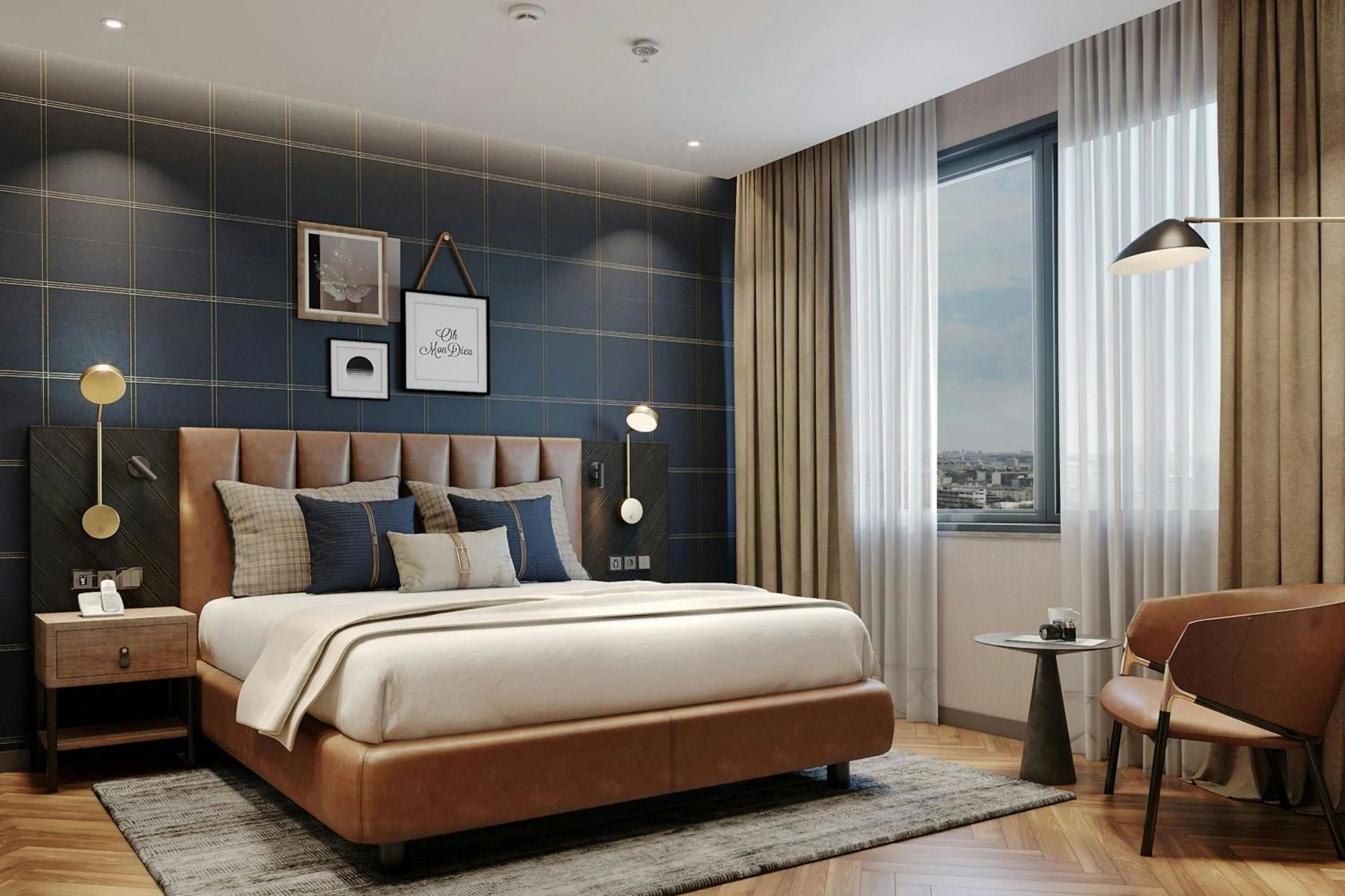 Photo of the whole room, Bed in Four Points by Sheraton Elazig