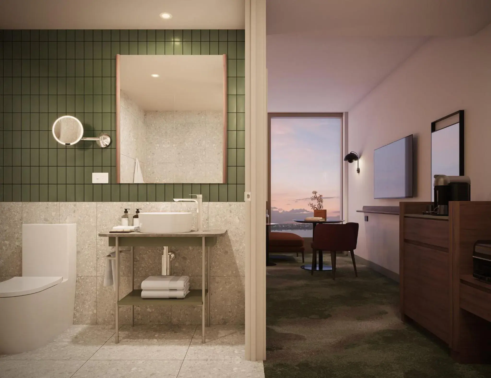 Bathroom in Crowne Plaza Geelong by IHG Bathroom in Crowne Plaza Geelong by IHG