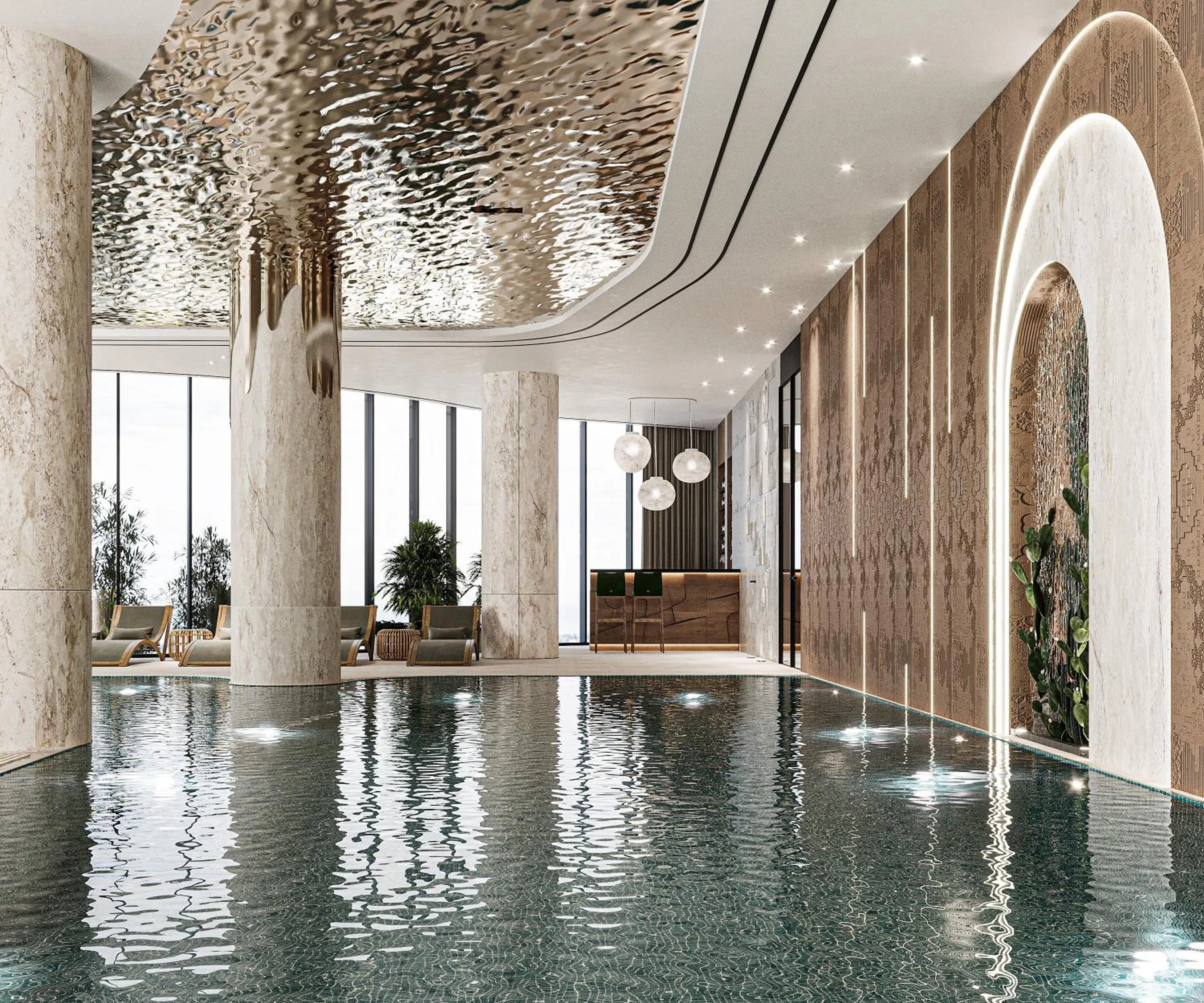 Swimming pool in Crowne Plaza Durres by IHG