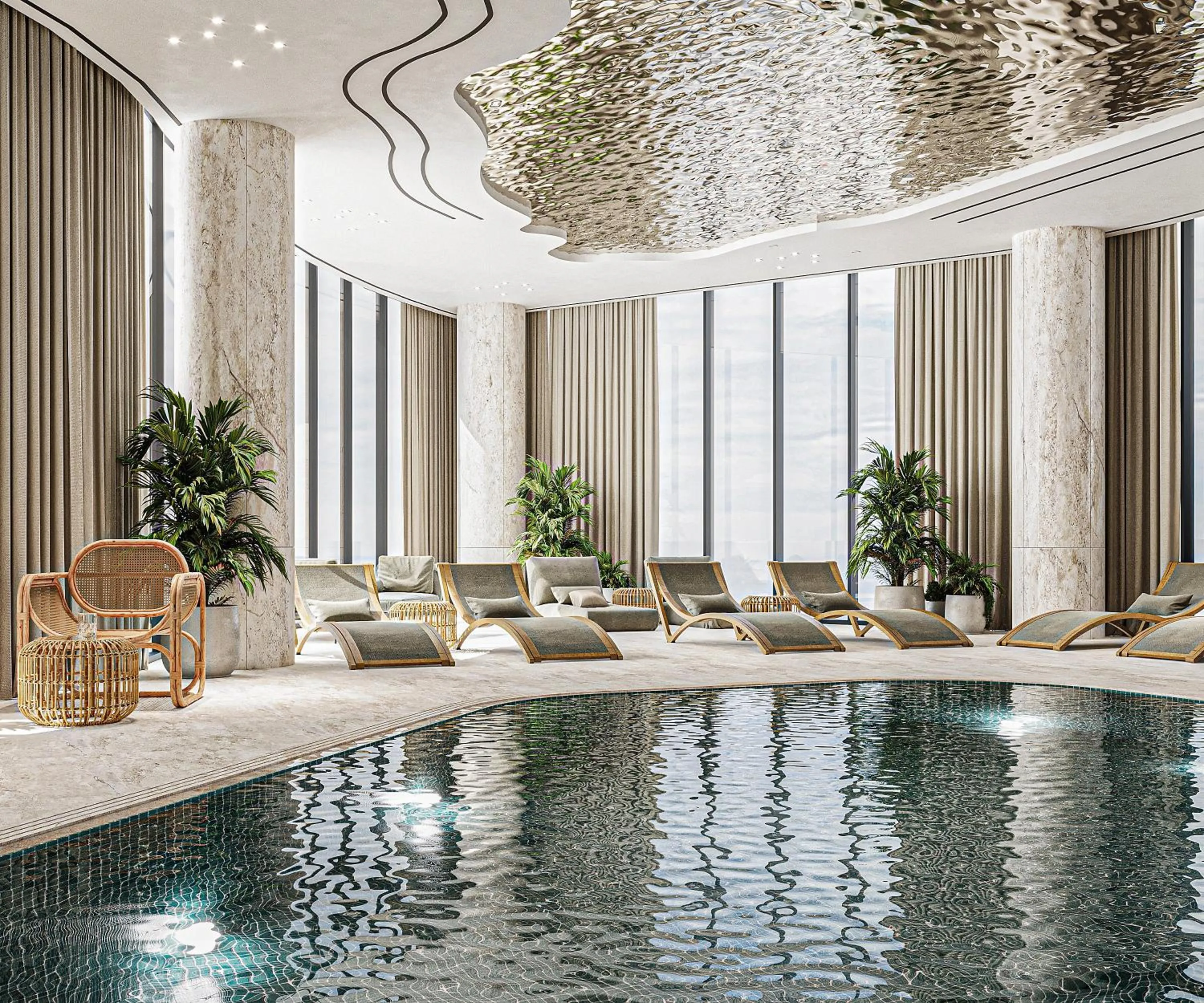 Swimming pool in Crowne Plaza Durres by IHG