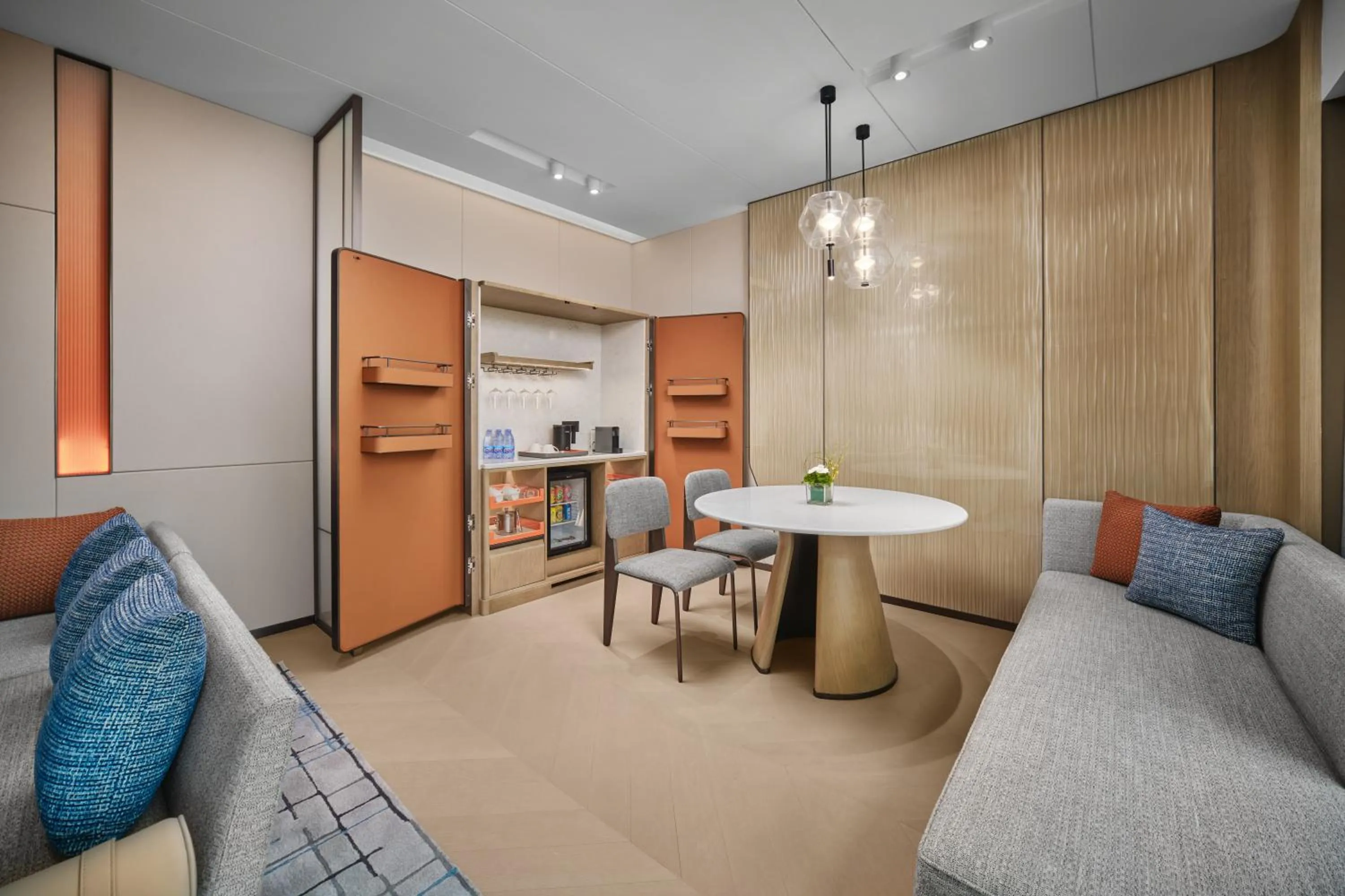 Living room in Crowne Plaza Zhongshan Torch High-tech Zone by IHG