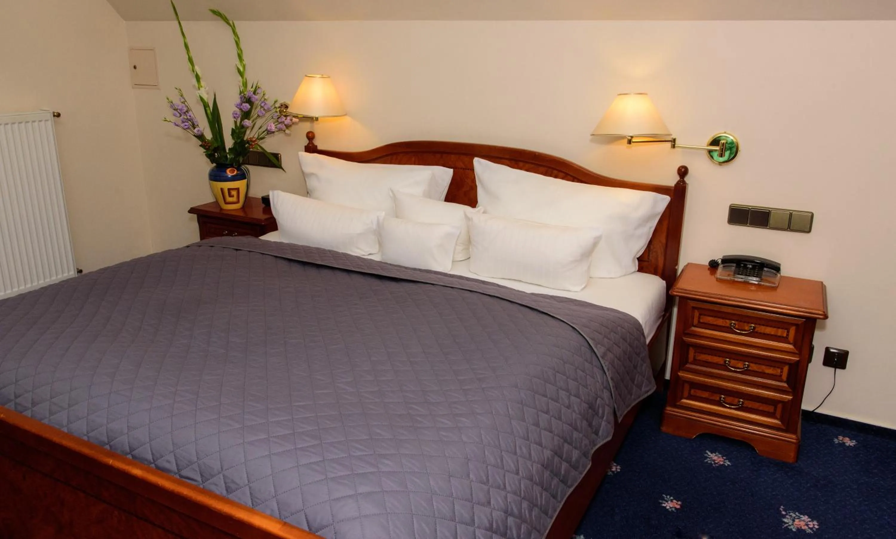 Bed in Hotel Rezydencja