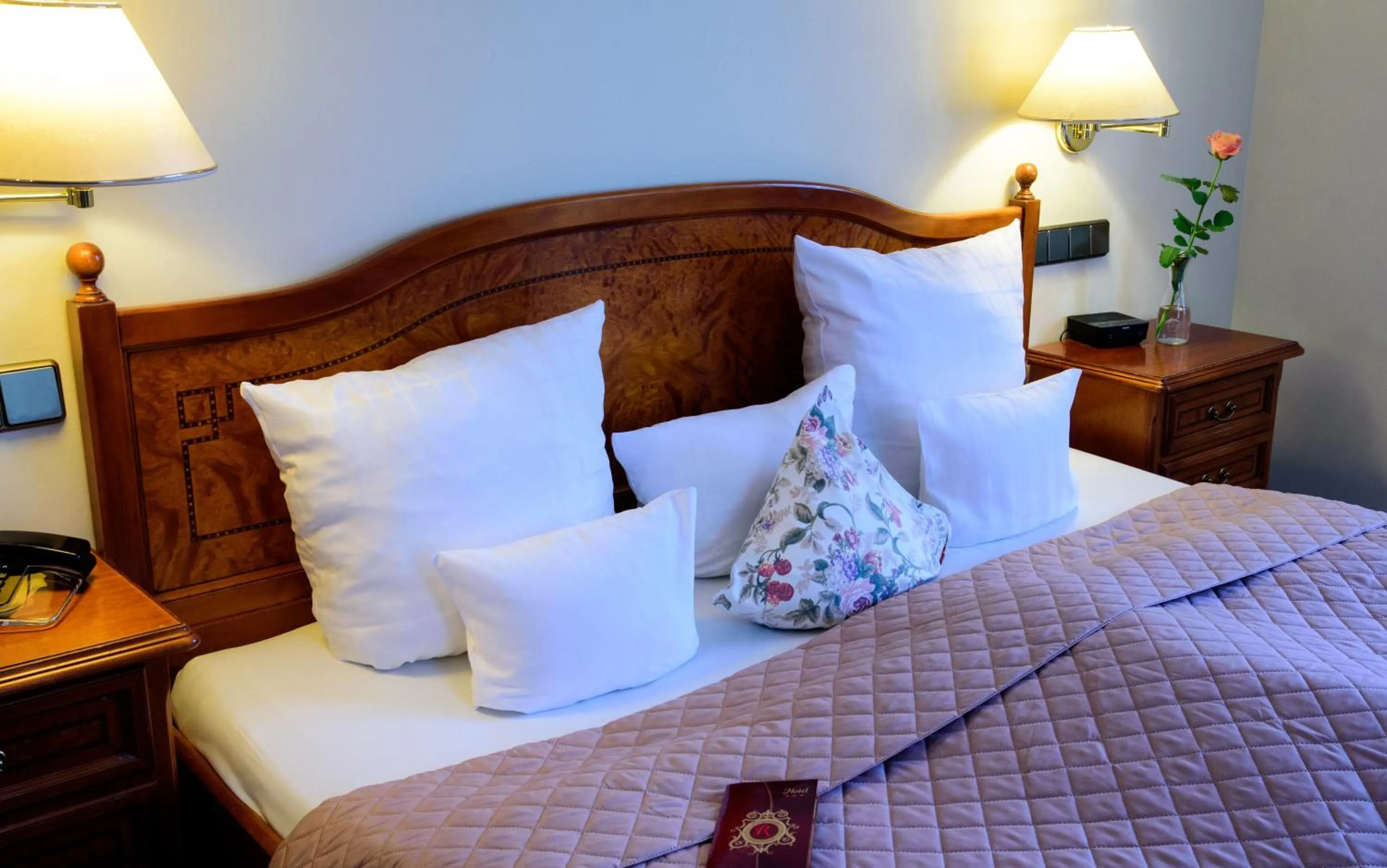 Bed in Hotel Rezydencja