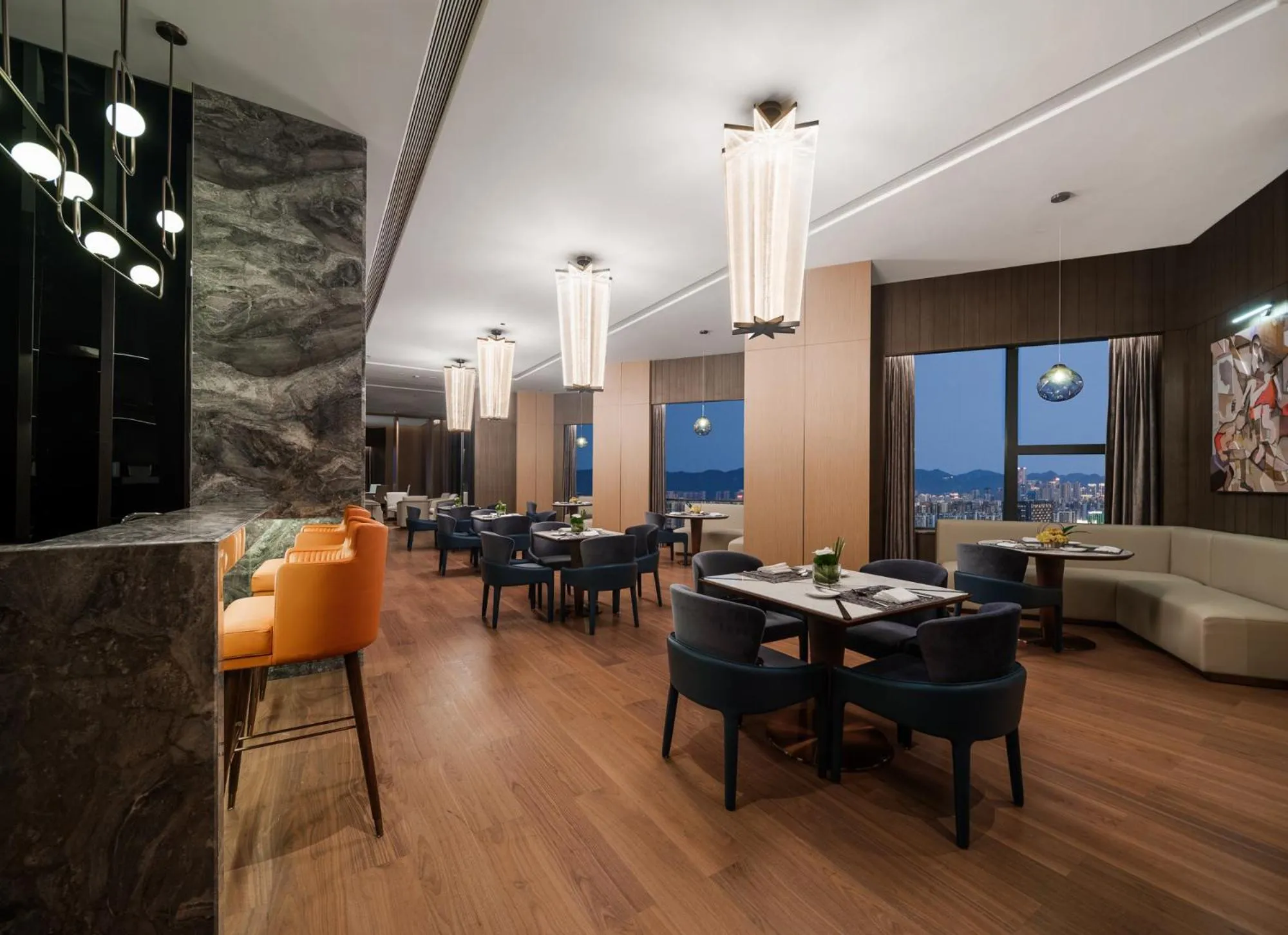 Seating area in Pullman Chongqing Xiyue