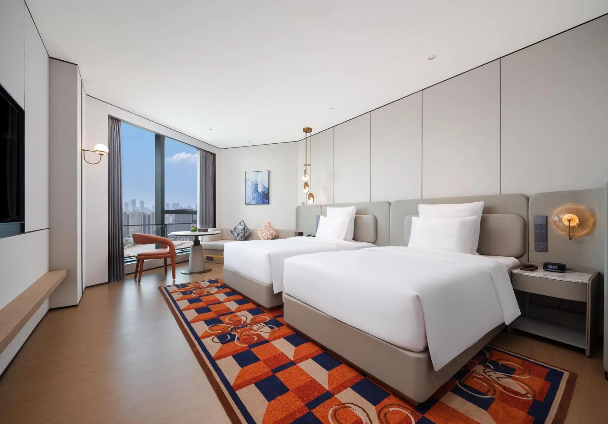 Bedroom, Bed in Pullman Chongqing Xiyue