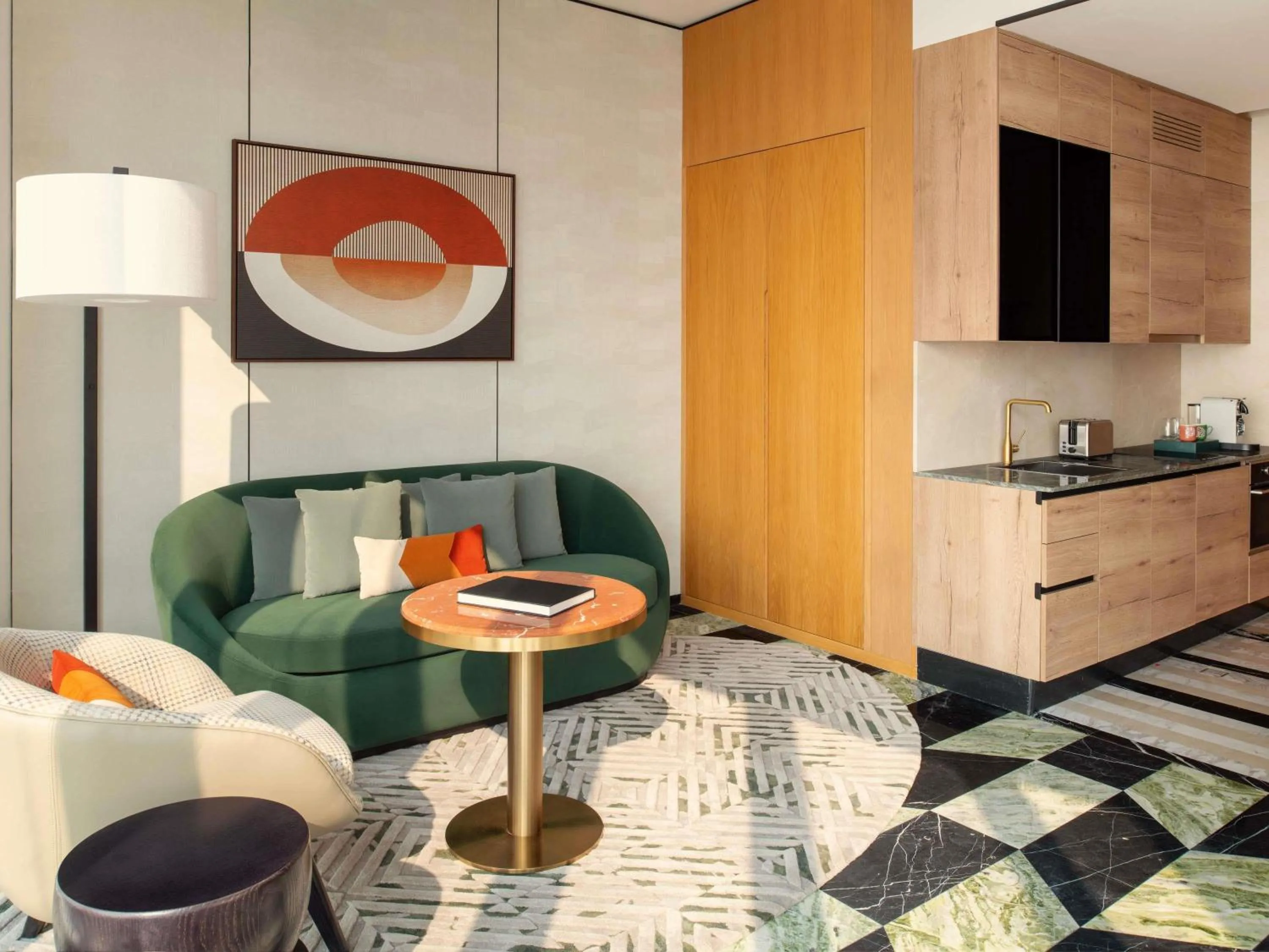 Bedroom in Swissôtel Corniche Park Towers Doha